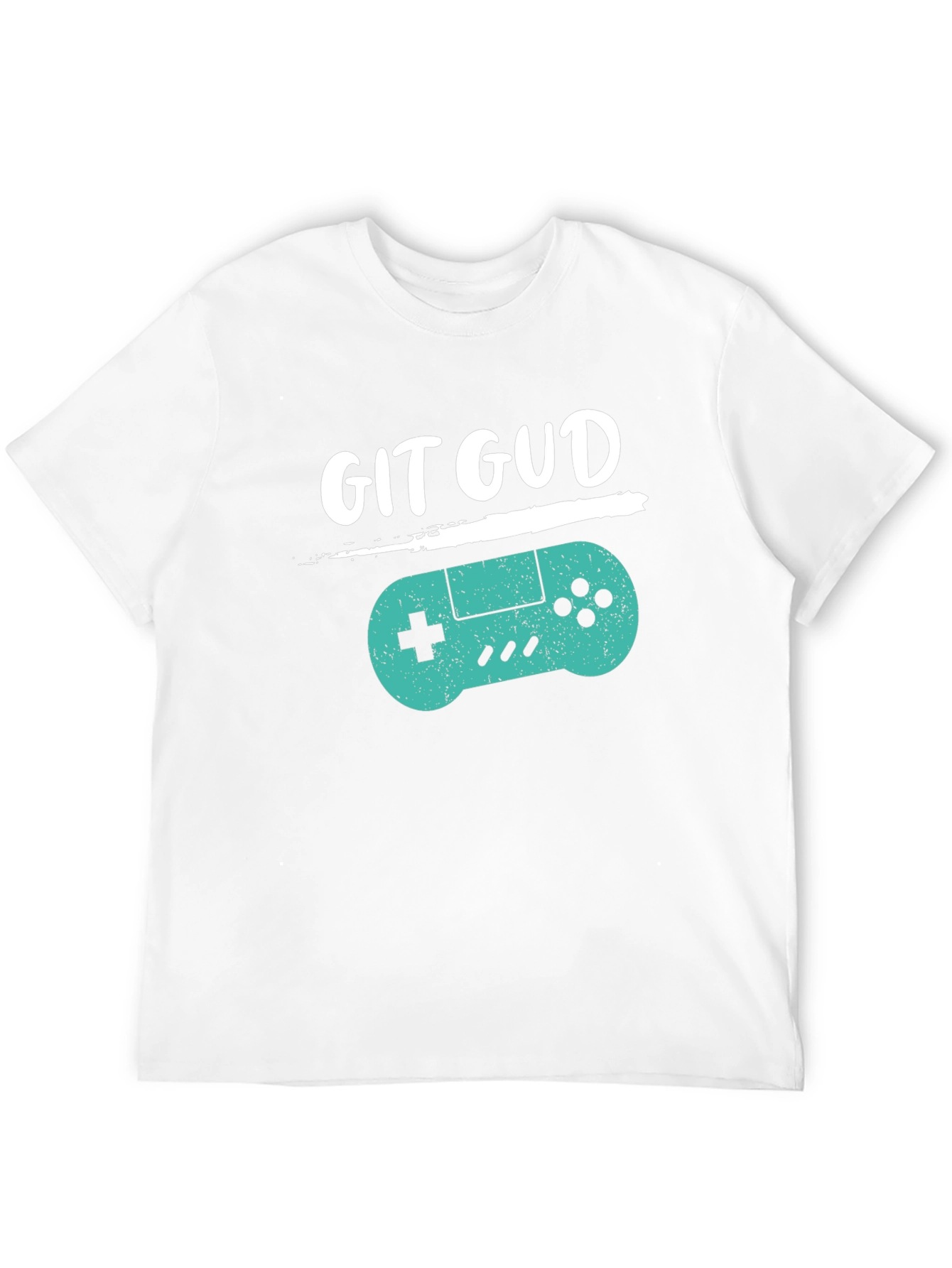 Black Git Gud Gamer T-Shirt - Black Cotton Blend Tee view 12