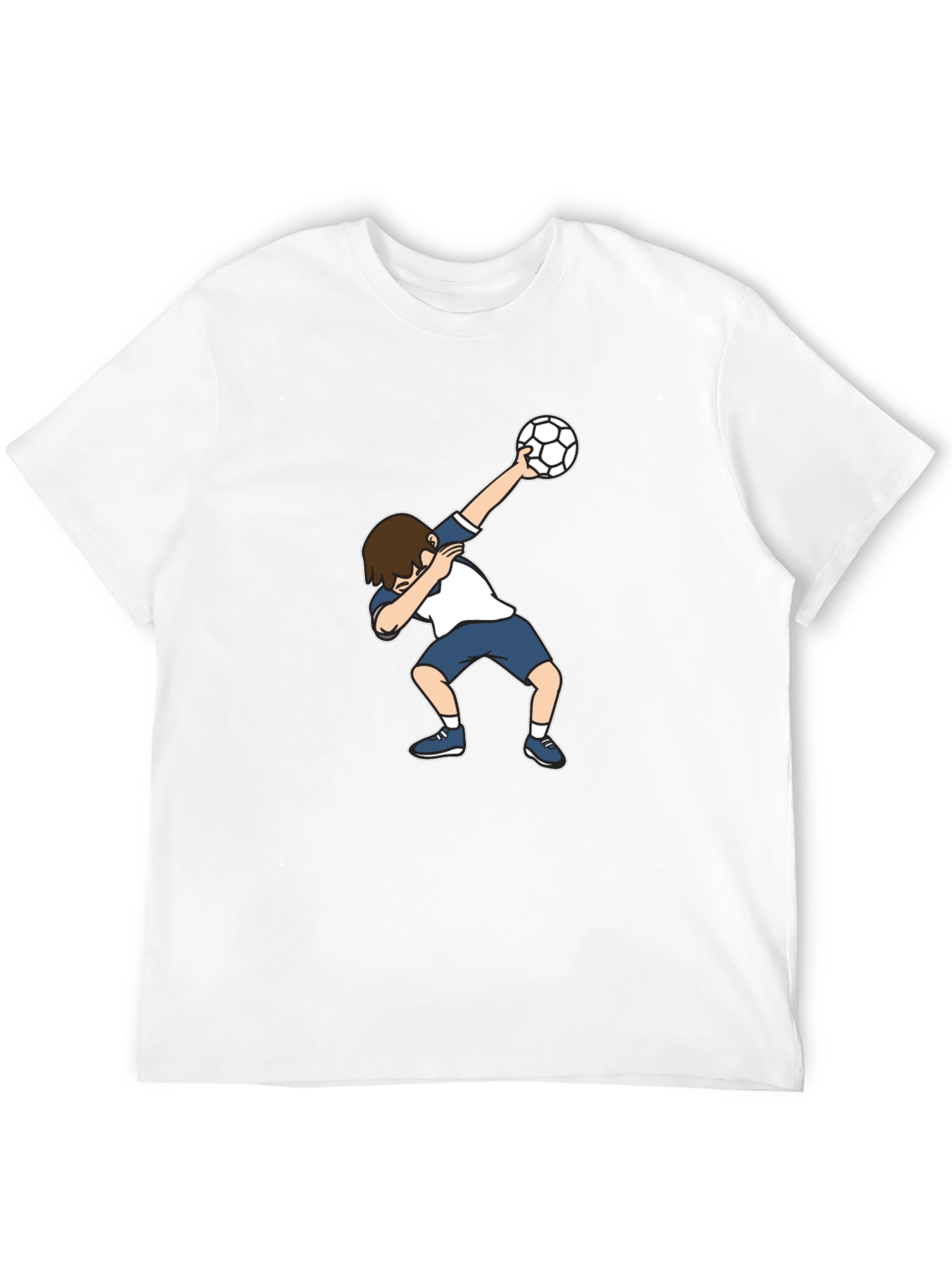 Black Soccer Dab T-Shirt - Fun Graphic Tee view 12