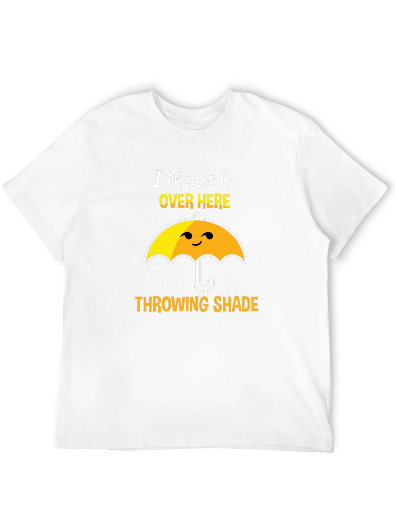 Black Throwing Shade Umbrella Graphic Tee - Comfy & Stylish view 12