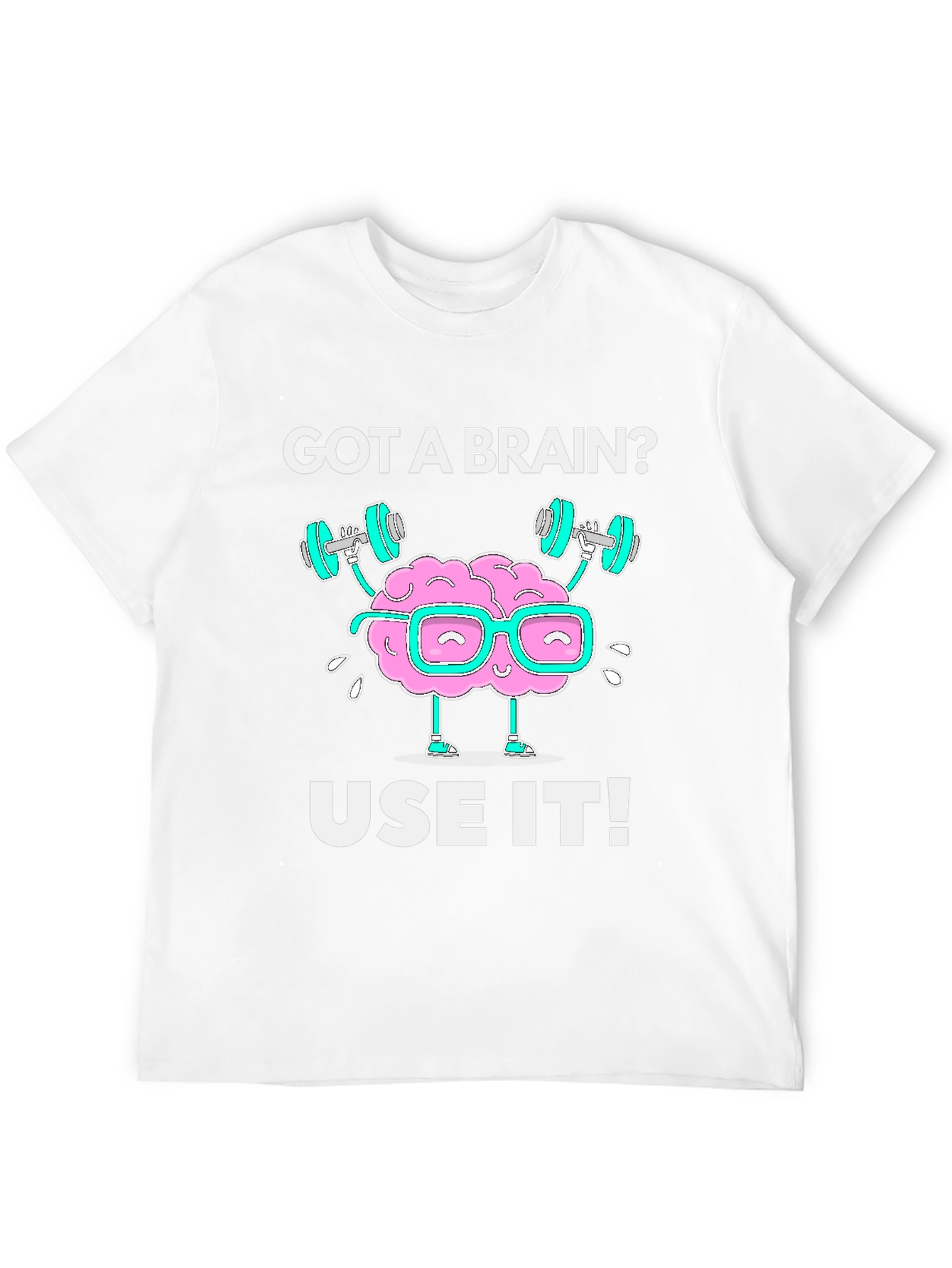 Black Got a Brain? Use it! Black Graphic T-Shirt view 12