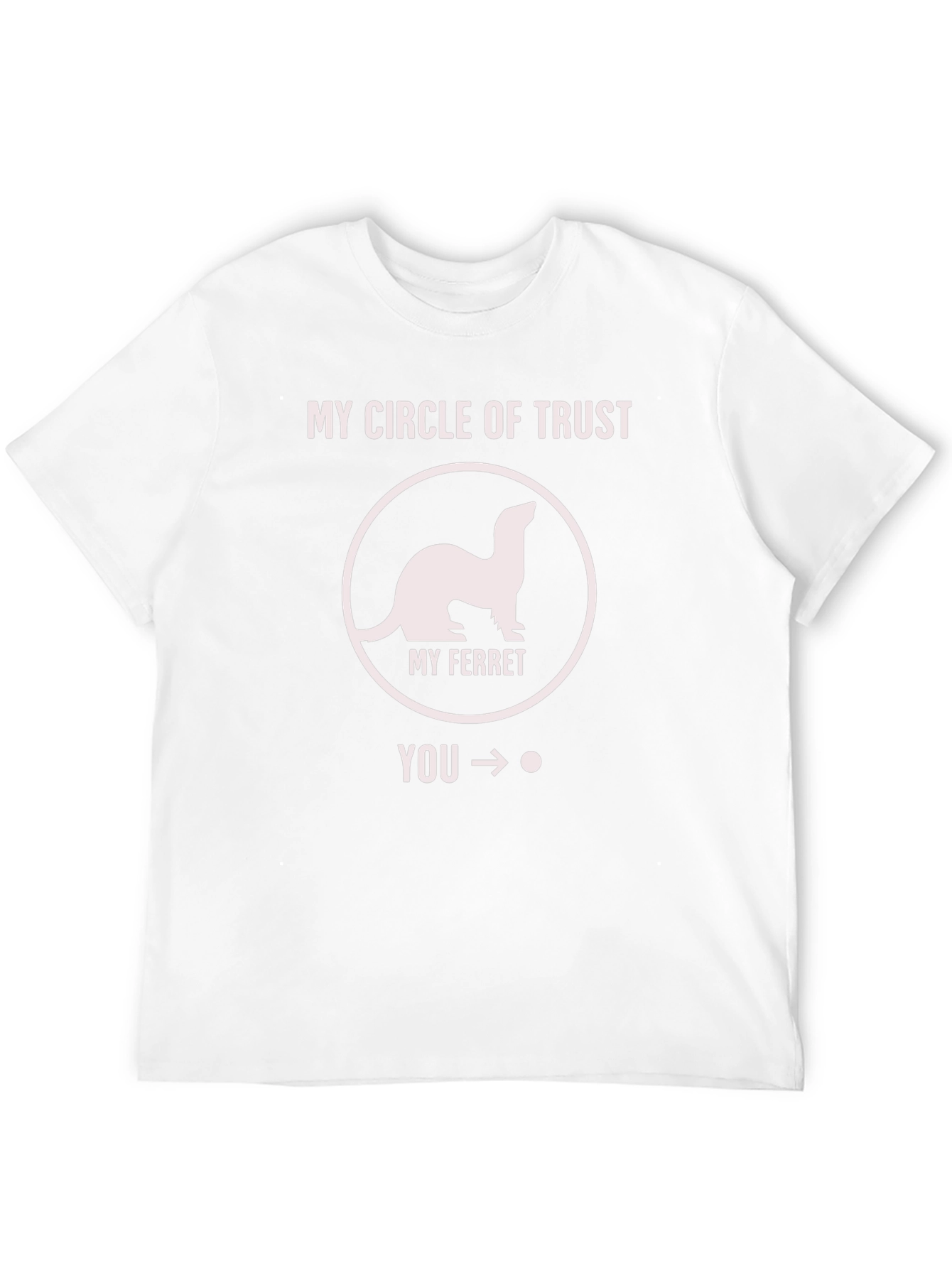 Black My Ferret Circle of Trust Graphic T-Shirt view 12