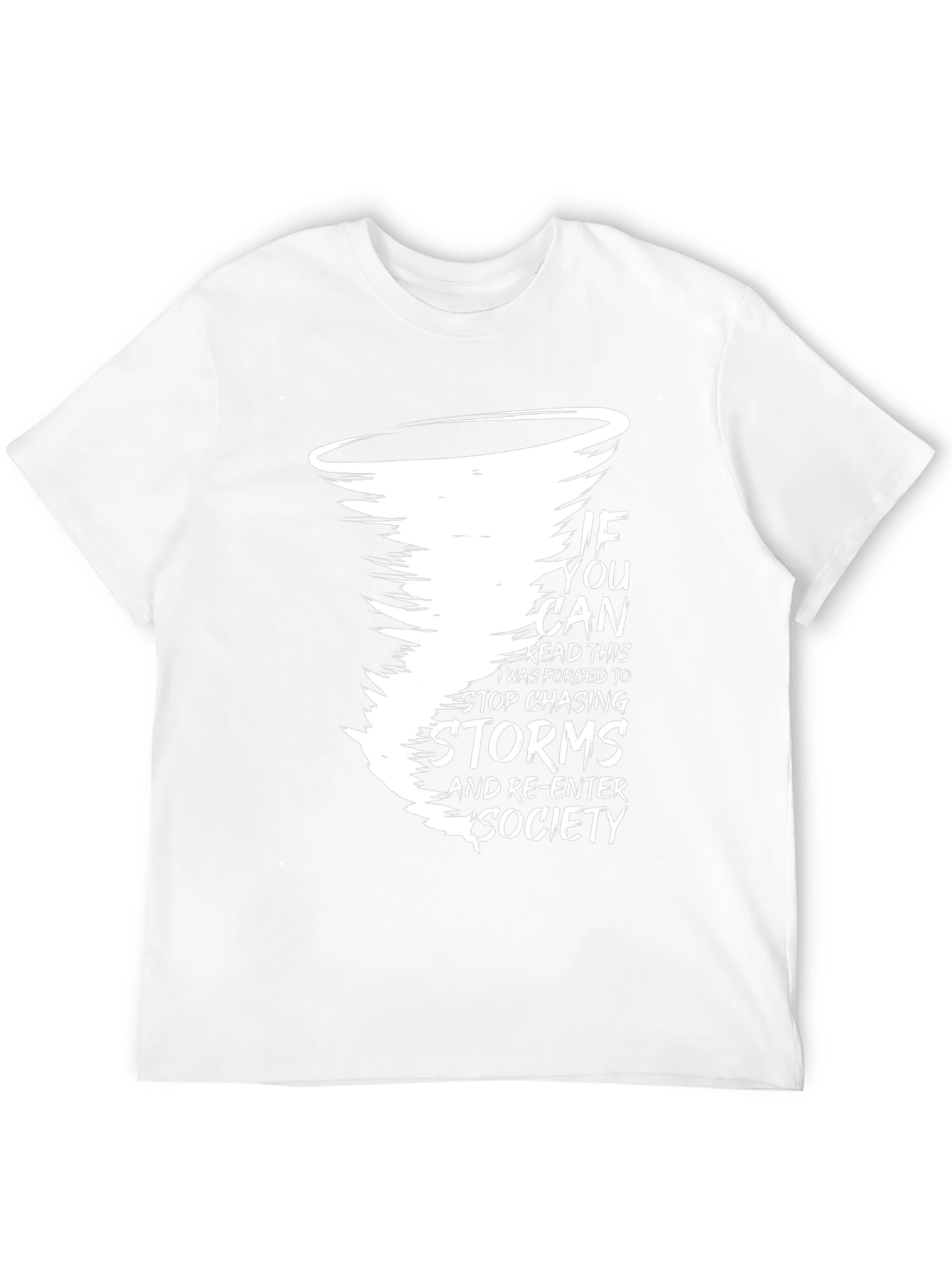 Black Storm Chaser T-Shirt: Funny Graphic Tee view 12