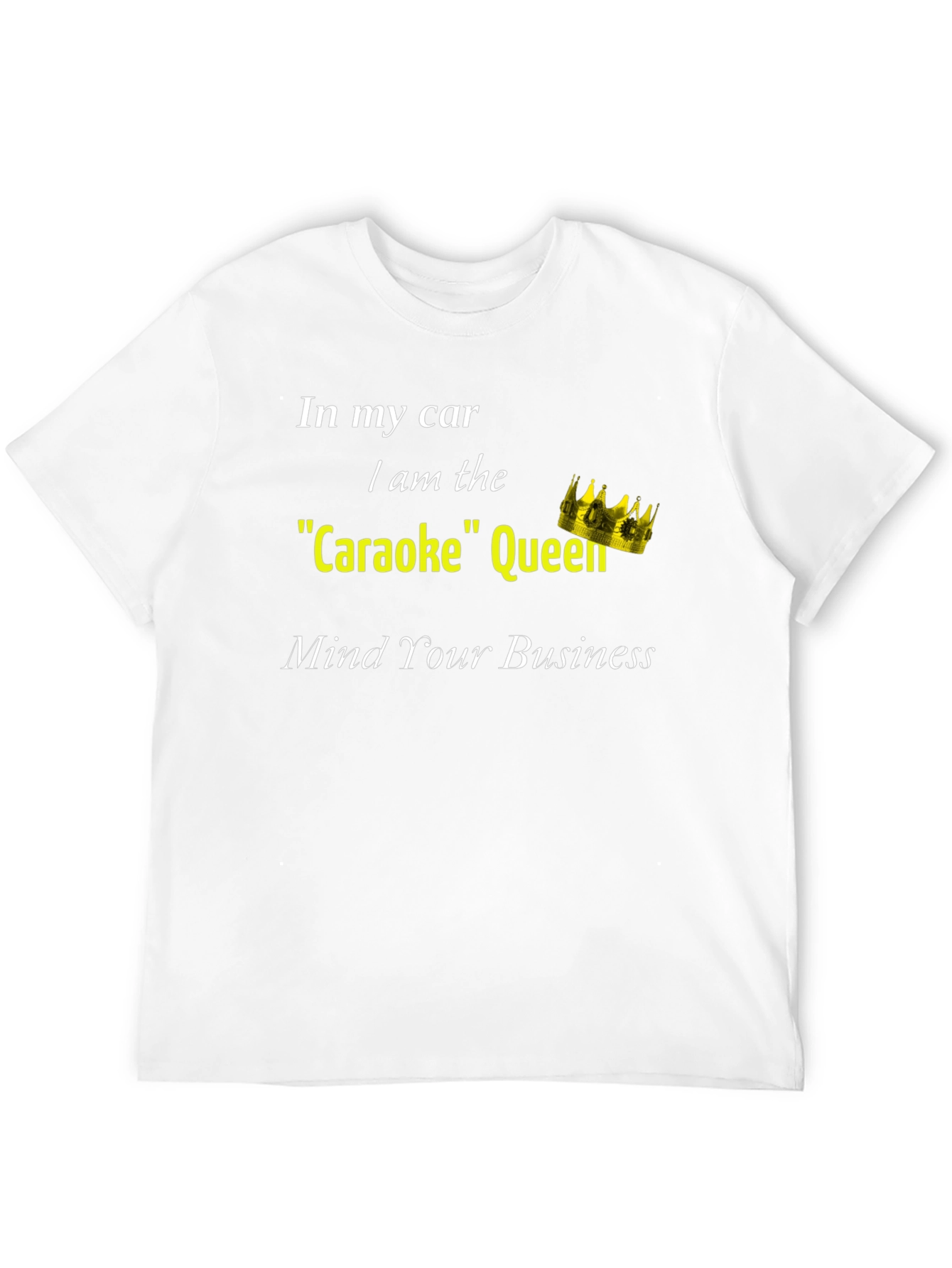 Black Karaoke Queen Graphic T-Shirt view 12