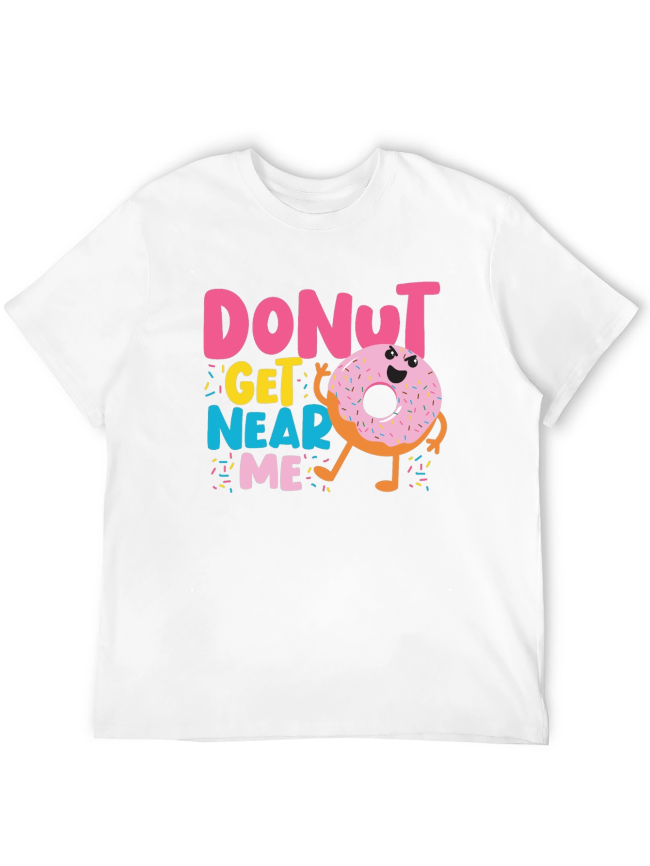 Black Donut Get Near Me Graphic T-Shirt view 12