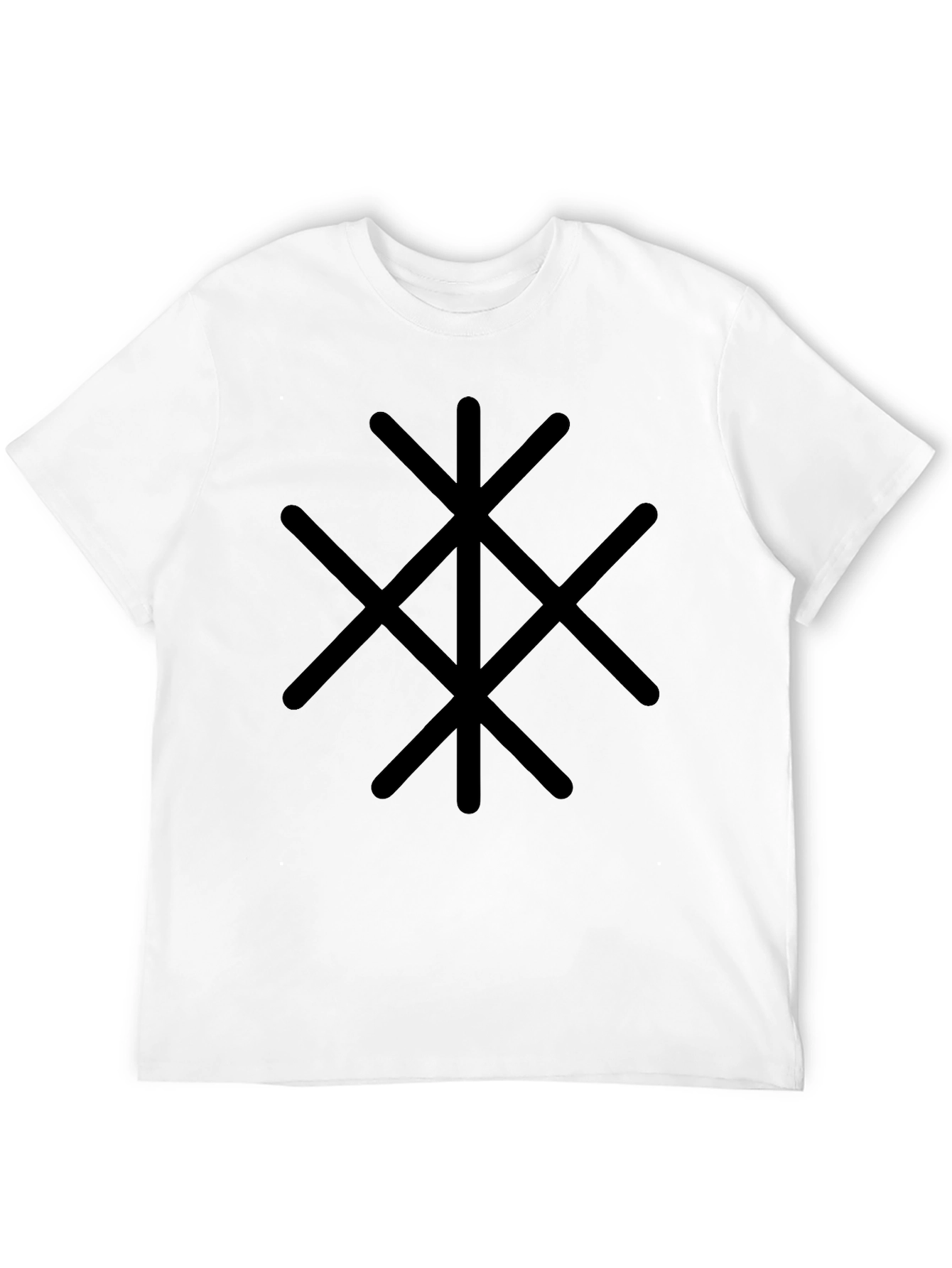 Black Symbol Black T-Shirt view 12