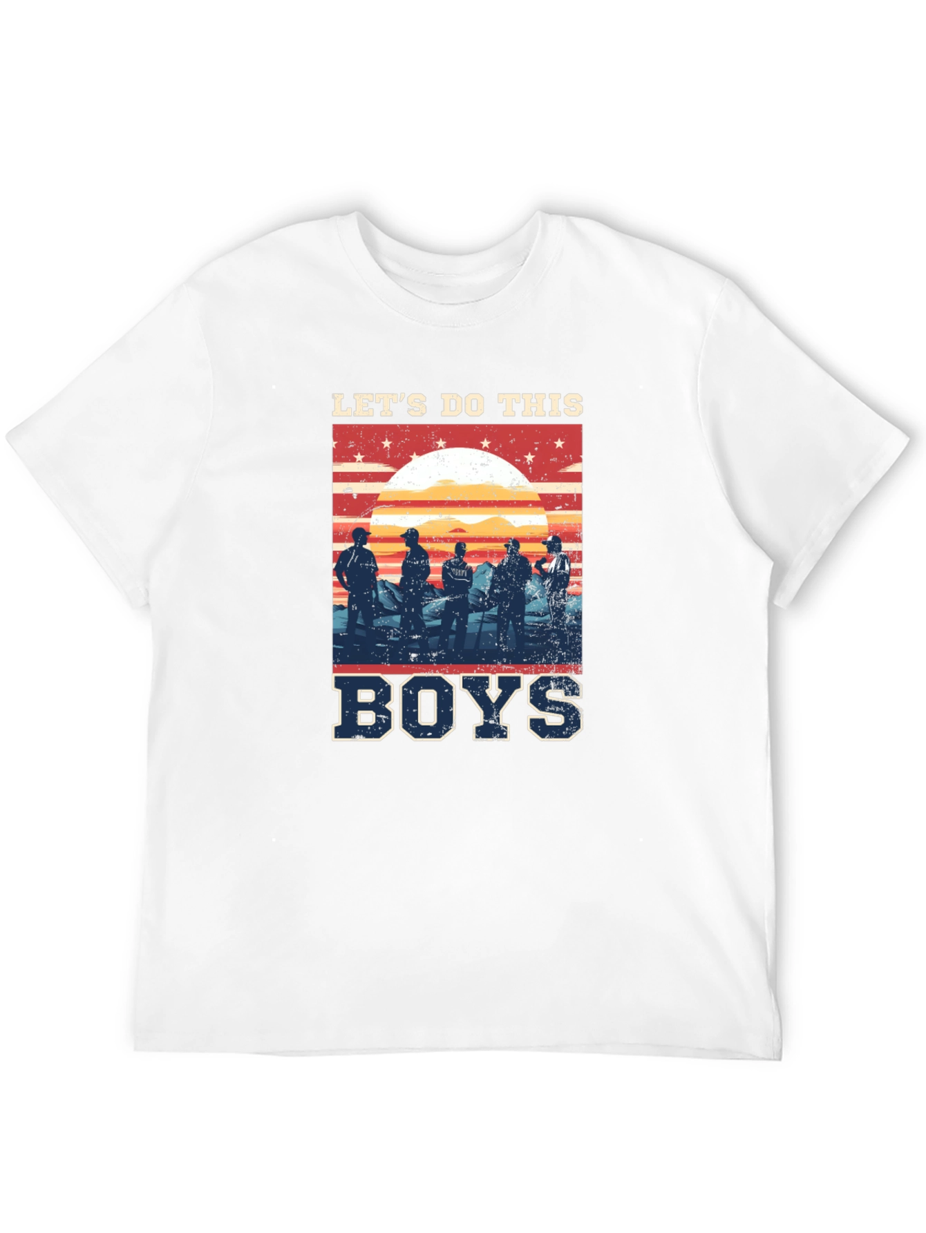 Black Let's Do This Boys Graphic Tee view 12