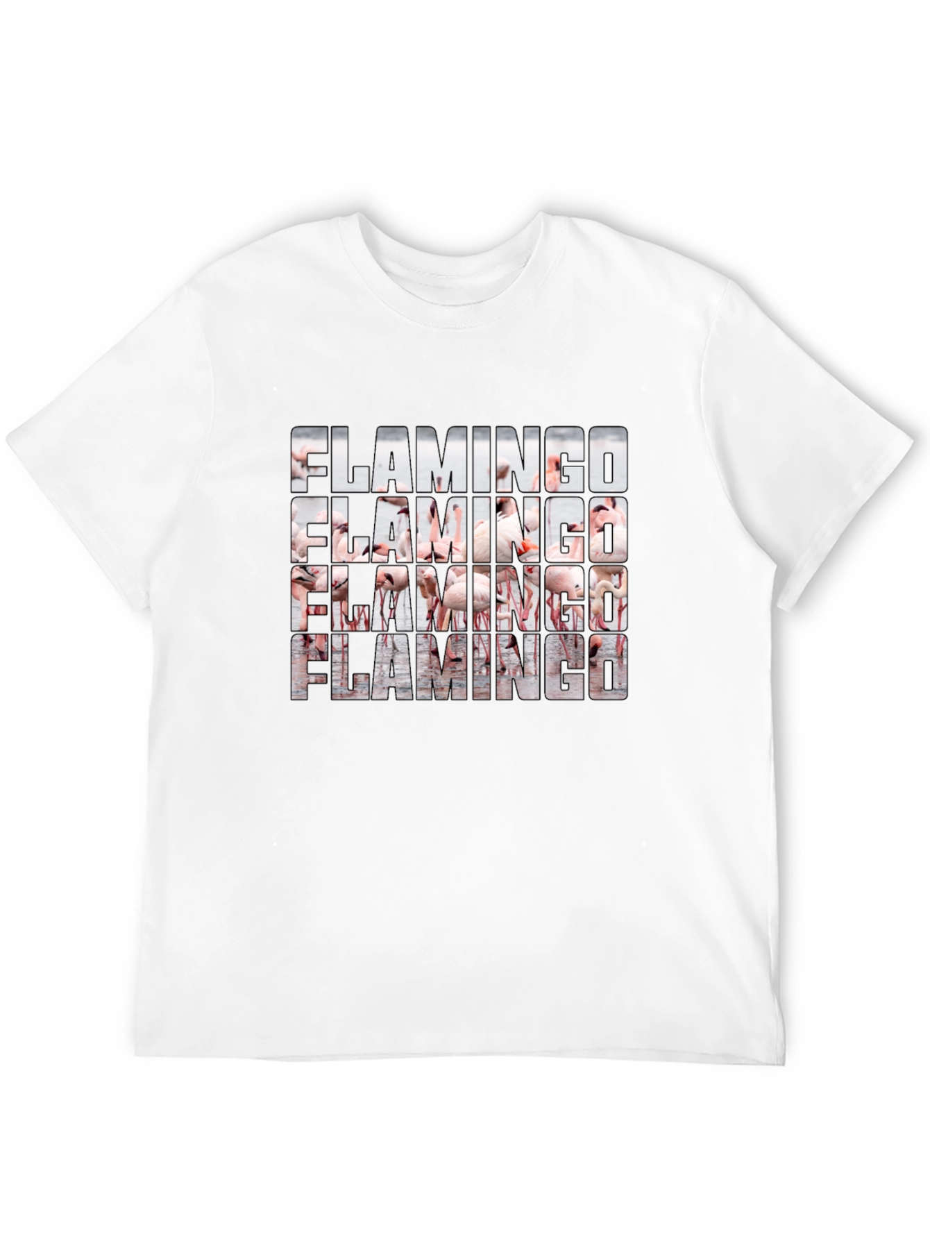 Black Flamingo Graphic T-Shirt - Cool Bird Lover Tee view 12