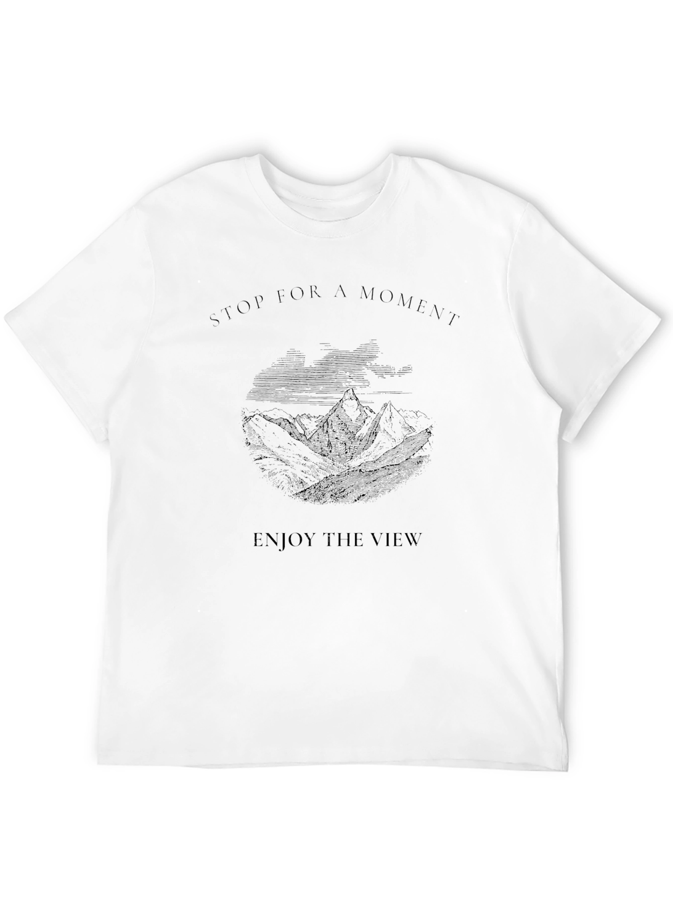Black Black 'Stop for a Moment' Mountain View Graphic Tee view 12