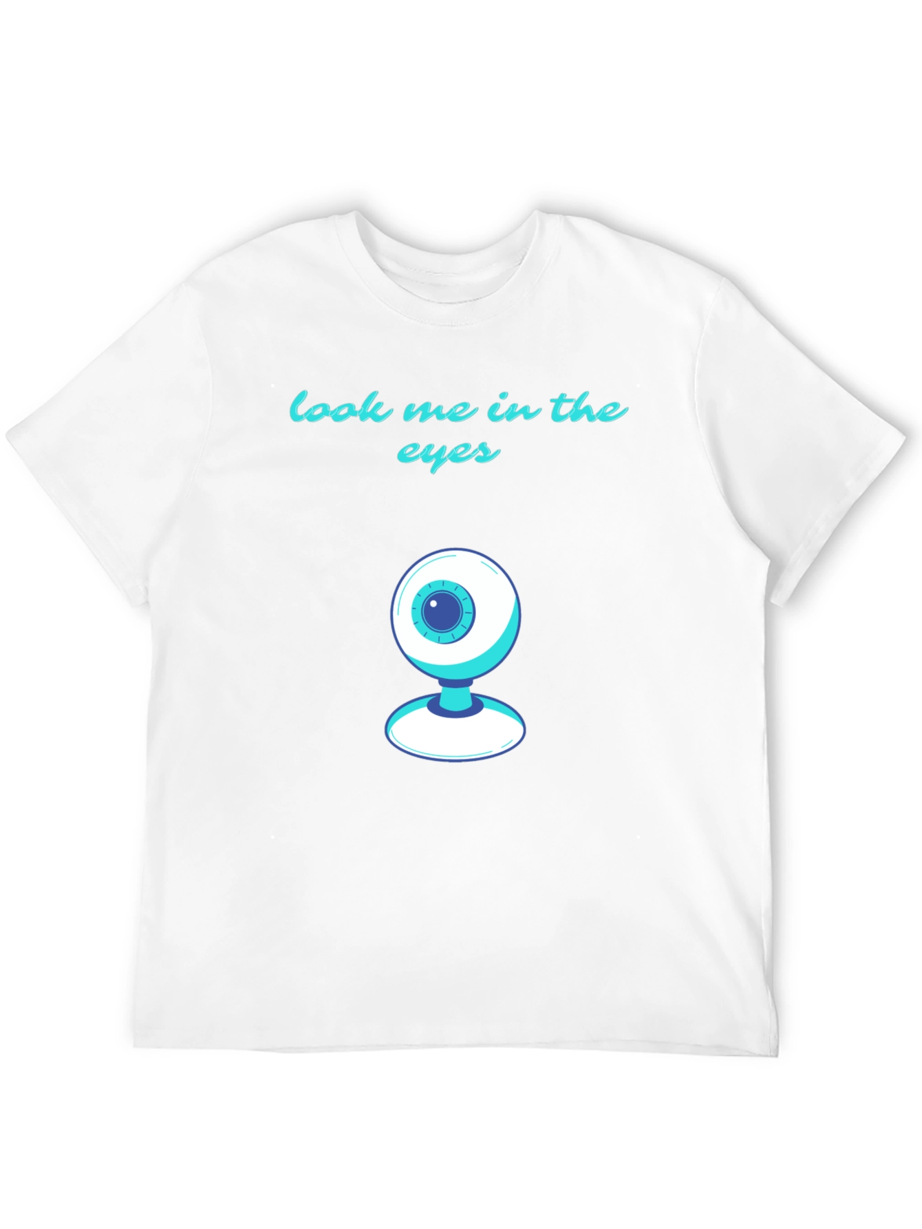 Black Look Me in the Eyes Graphic Tee view 12