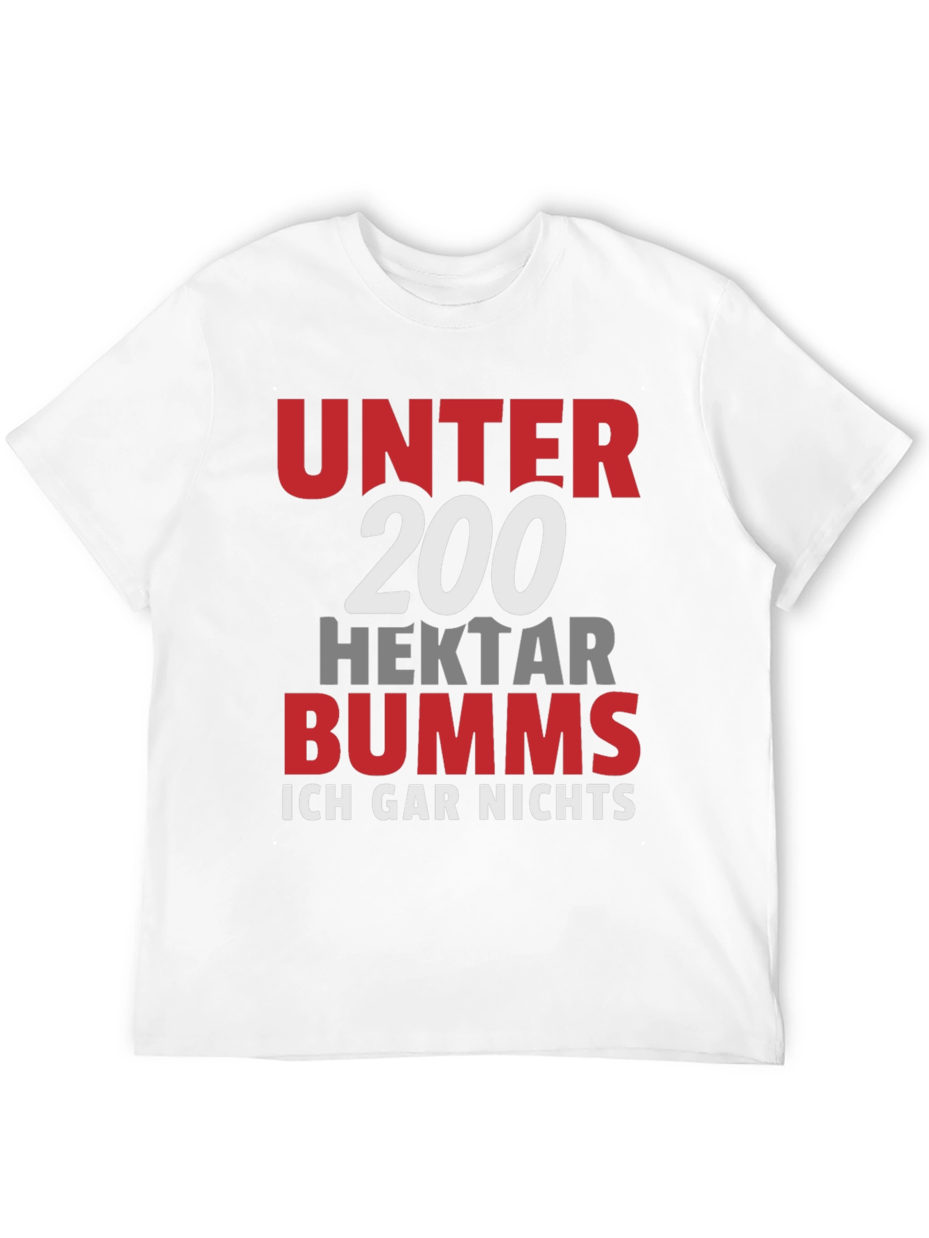 Black Unter 200 Hektar Bumms T-Shirt view 12