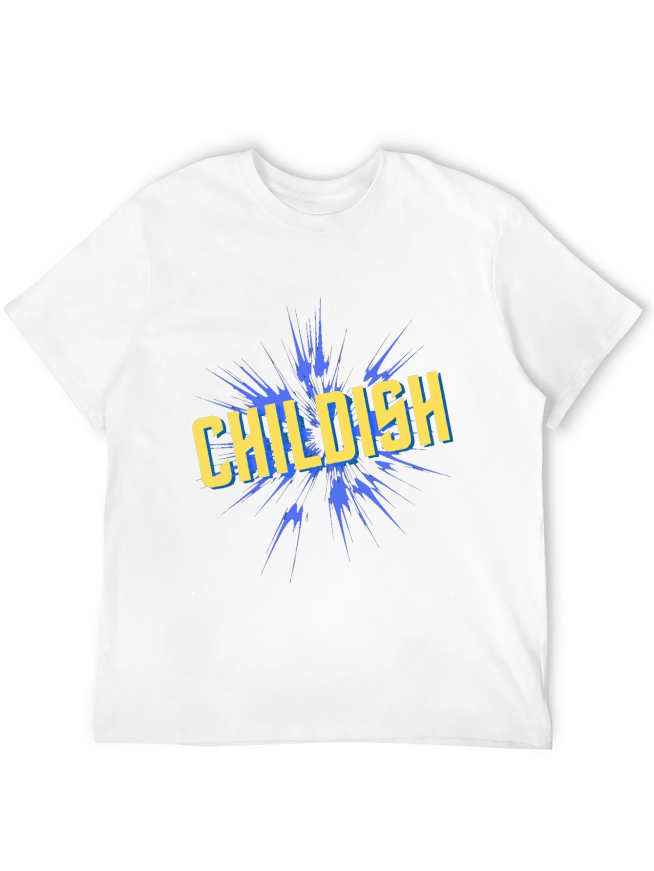 Black Childish Graphic Tee - Black Cotton Blend view 12