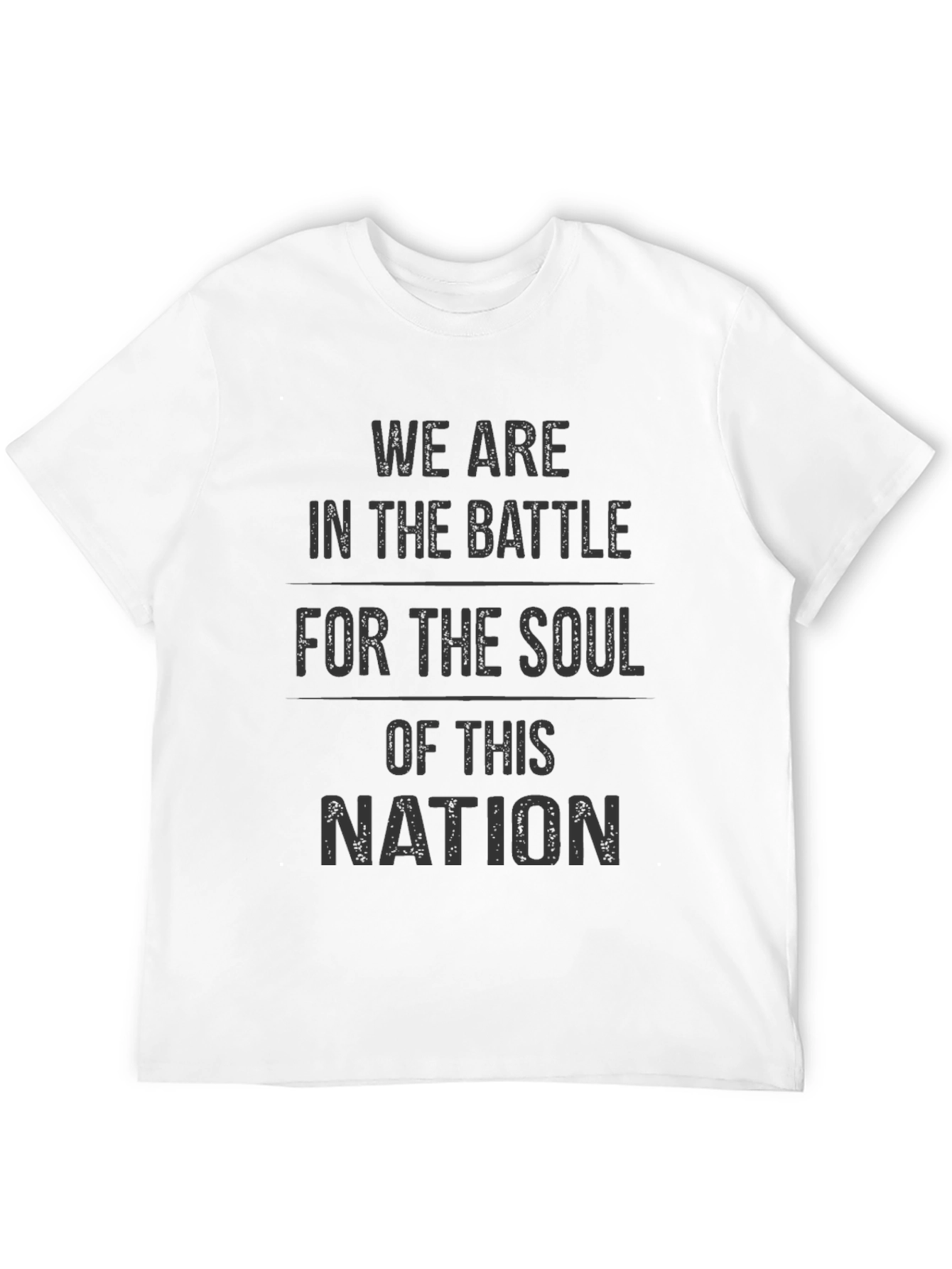 Black Battle for the Soul Tee - Bold Statement T-Shirt view 12