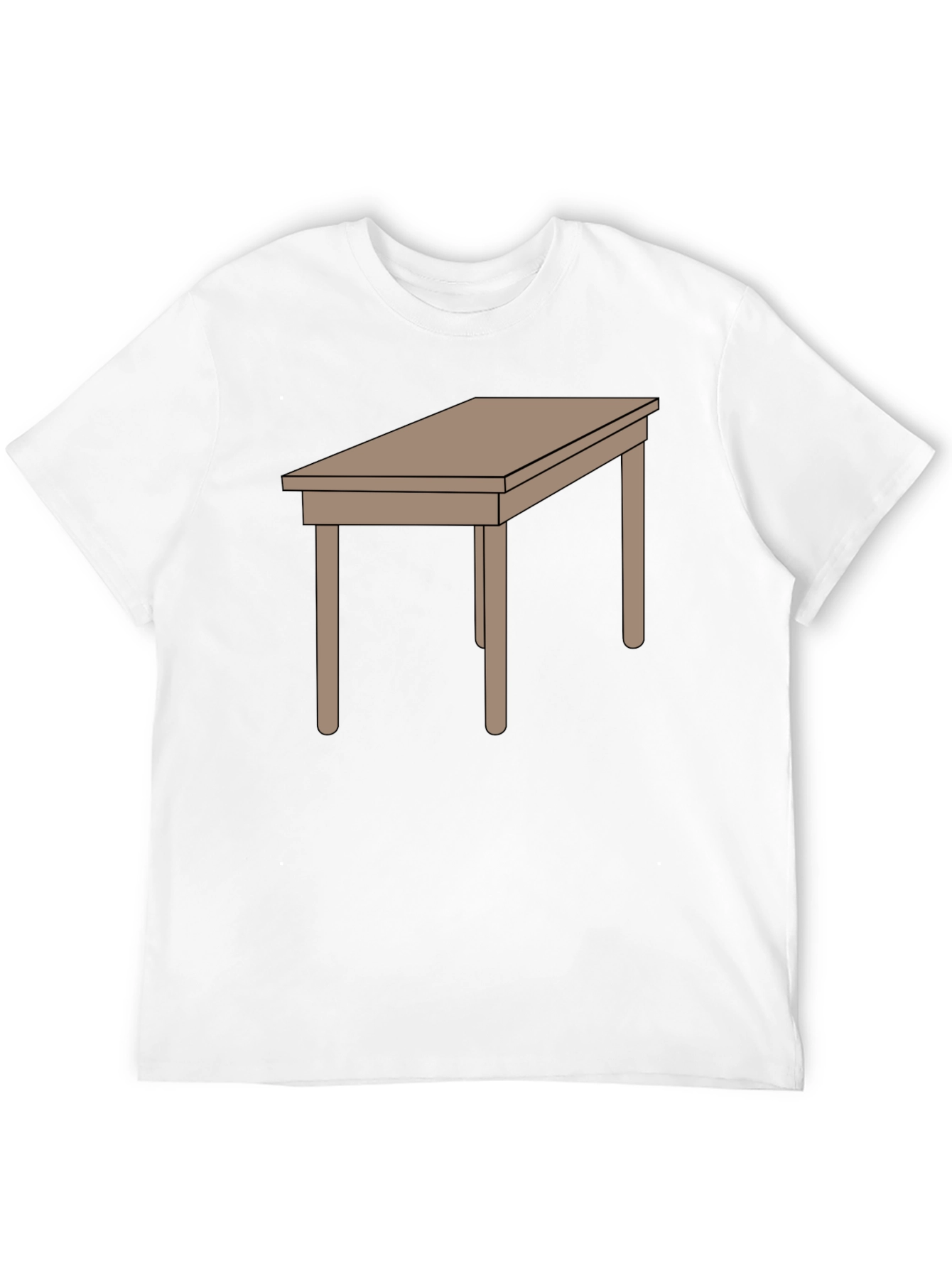 Black Table Graphic Tee - Stylish Comfort, Unique Design view 12