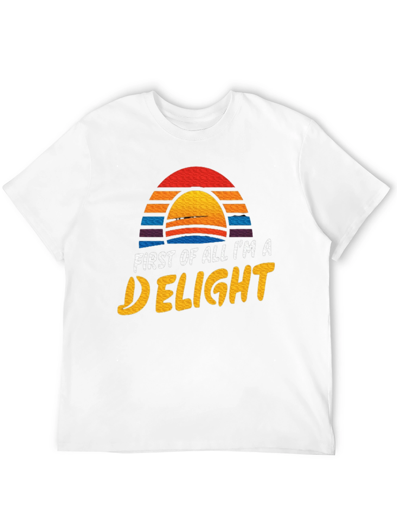 Black First Of All I'm A Delight Graphic Tee view 12