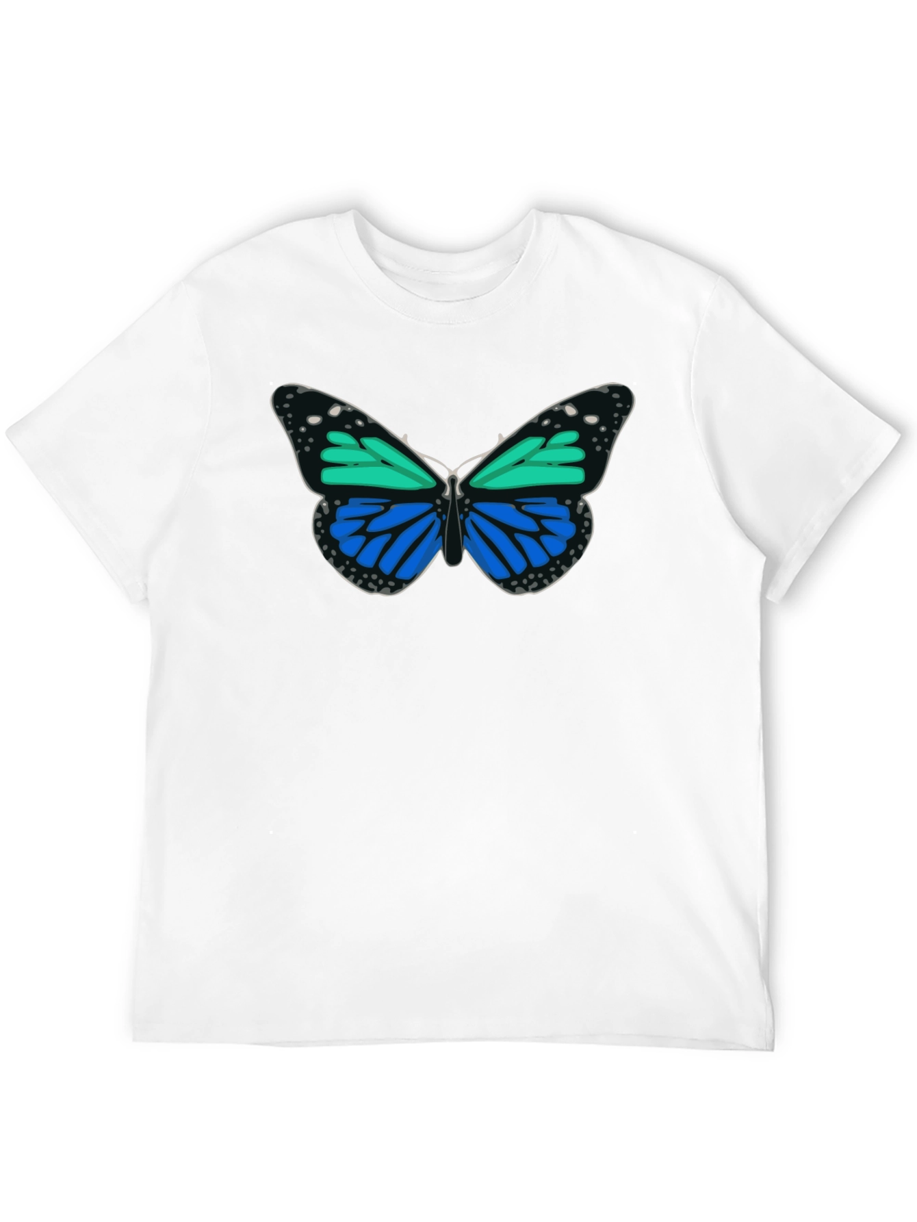 Black Butterfly Graphic Black Tee view 12