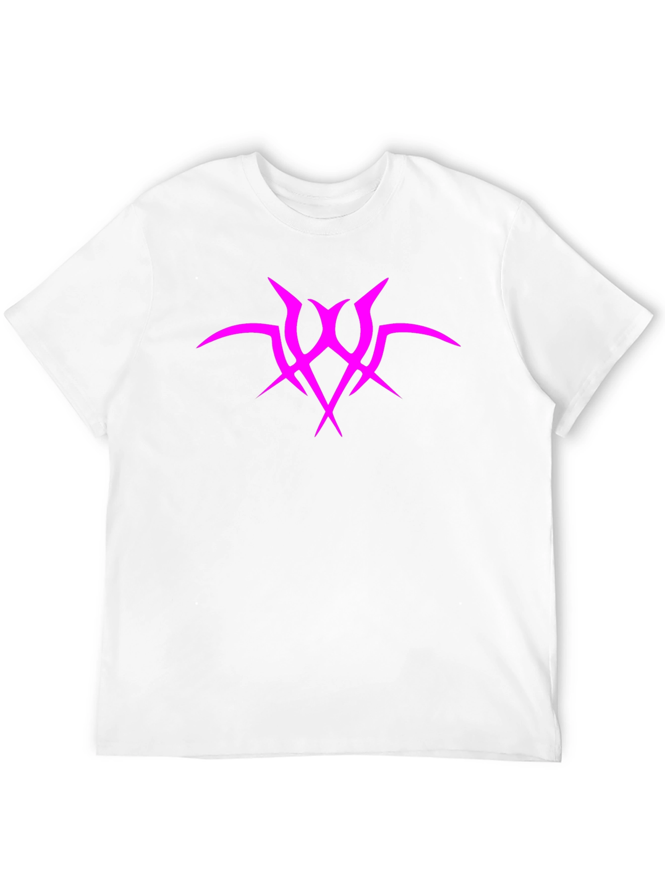 Black Black T-Shirt with Abstract Pink Graphic view 12