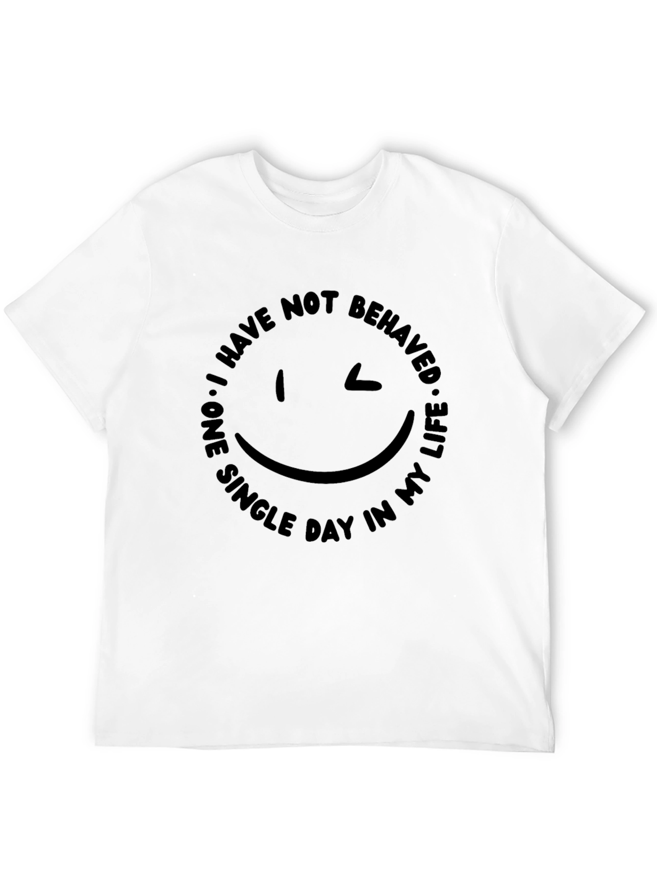 Black Black "I Have Not Behaved" Graphic Tee view 12