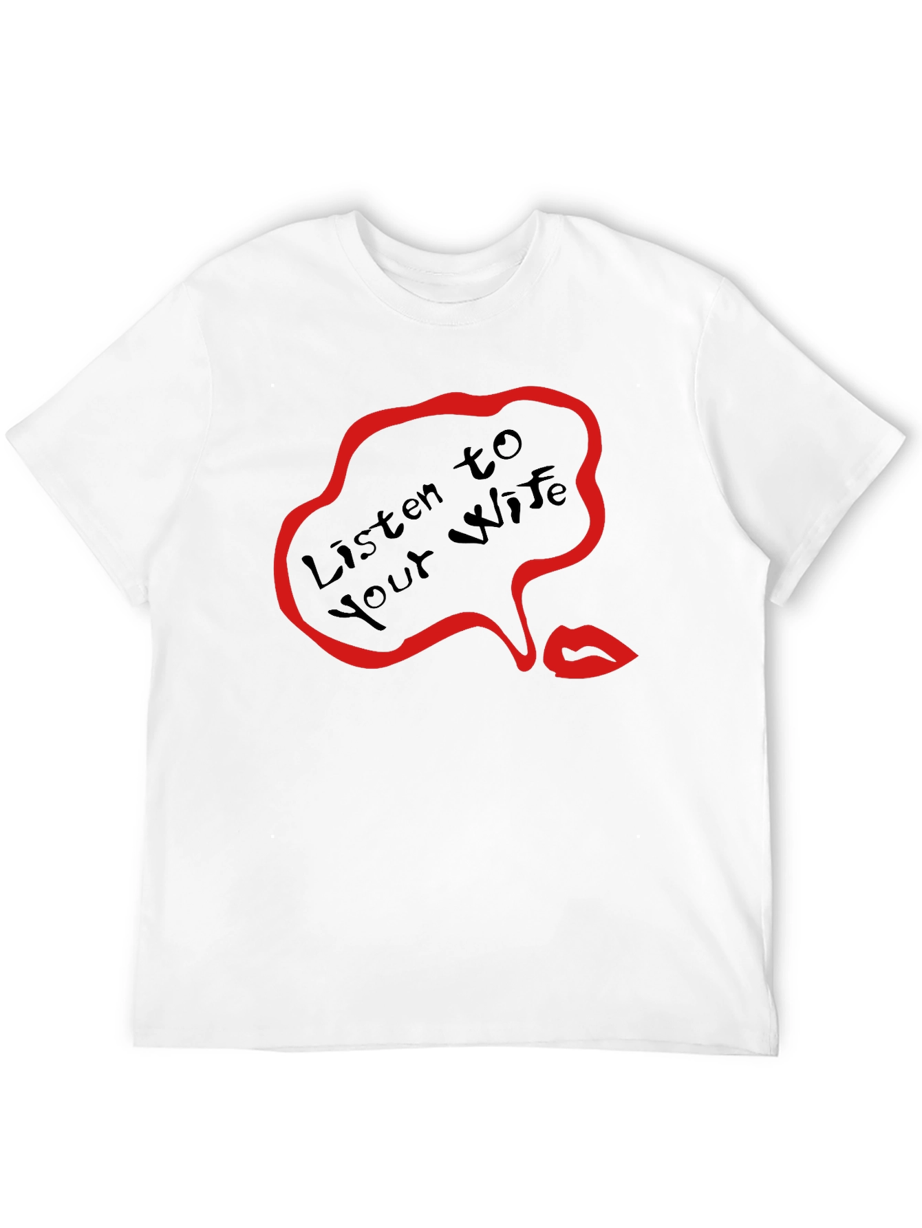 Black Listen to Your Wife Graphic Tee view 12