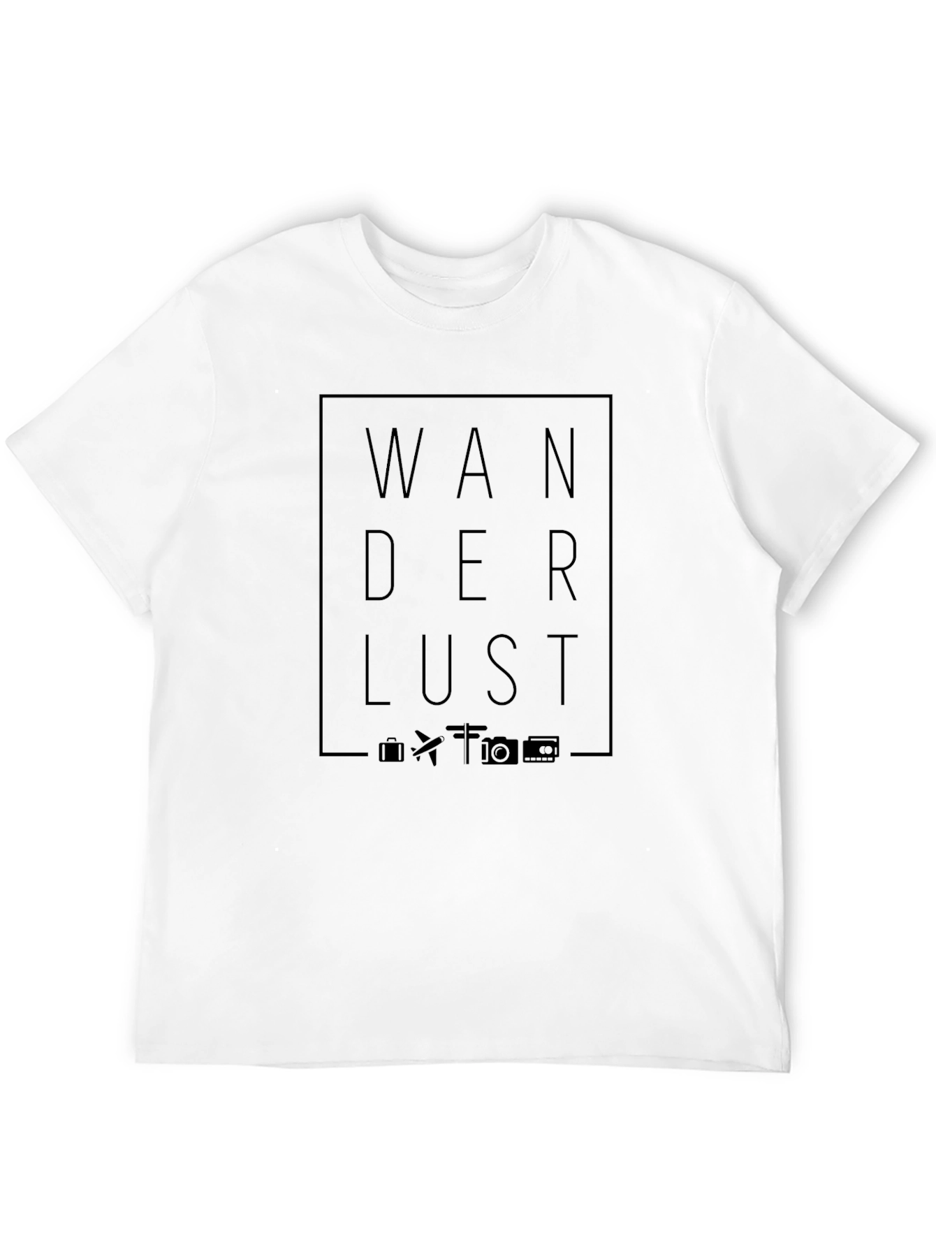 Black Wanderlust Black Graphic Tee - Travel Inspiration view 12