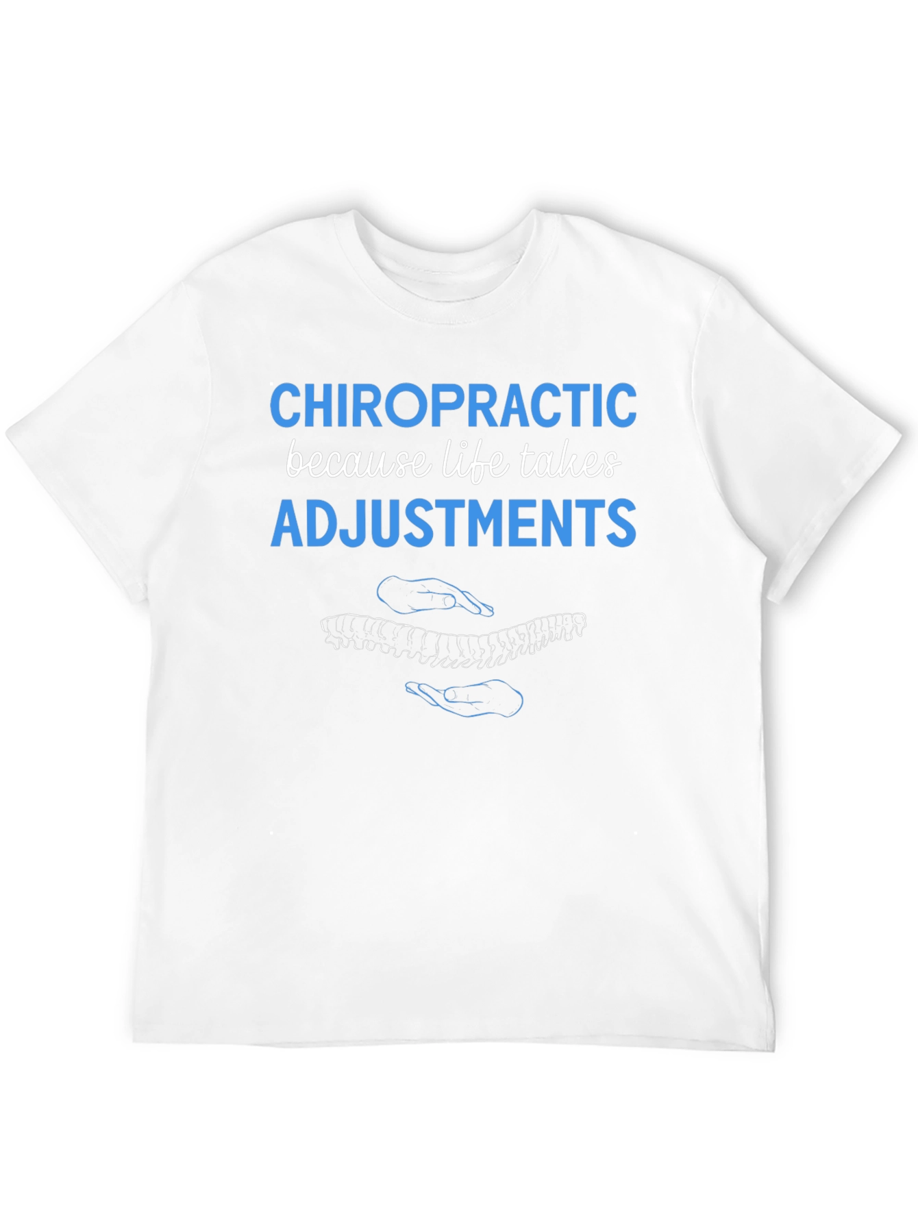 Black Chiropractic Adjustment T-Shirt view 12