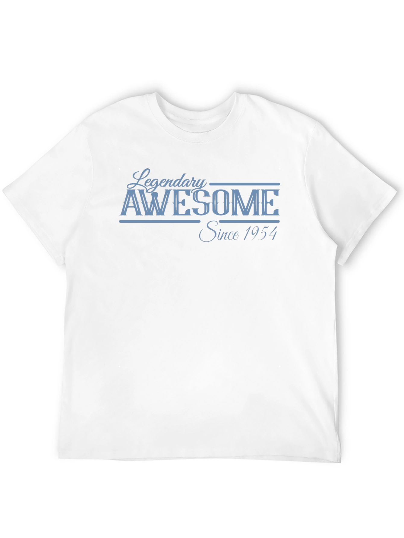 Black Legendary Awesome Since 1954 Black T-Shirt view 12