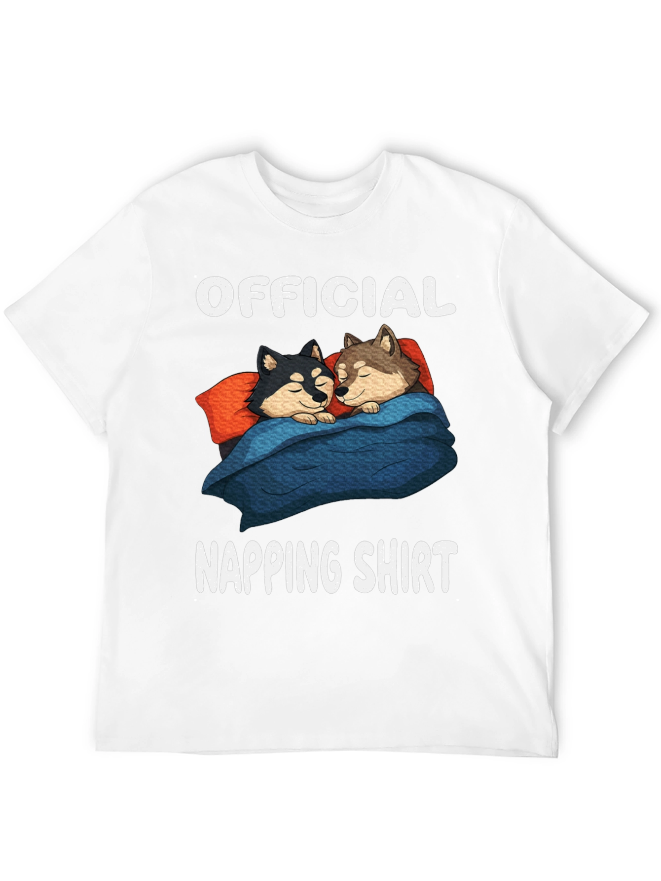 Black Official Napping Shirt - Sleeping Dogs Graphic Tee view 12