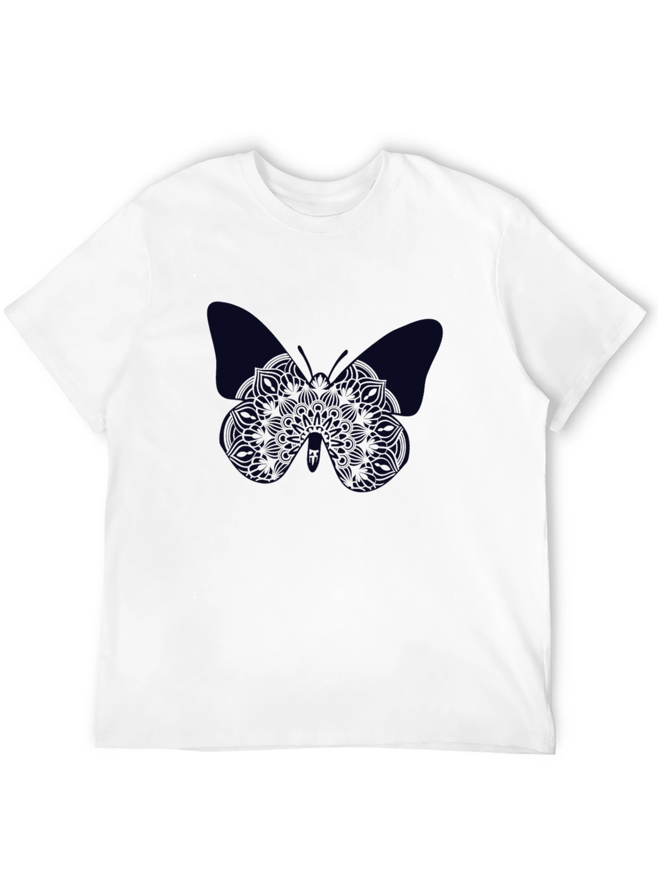 Black Butterfly Graphic Black T-Shirt view 12