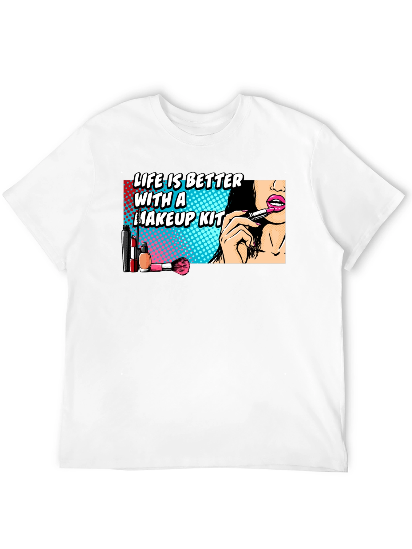 Makeup Kit T-Shirt - Life is Better With Makeup - 12