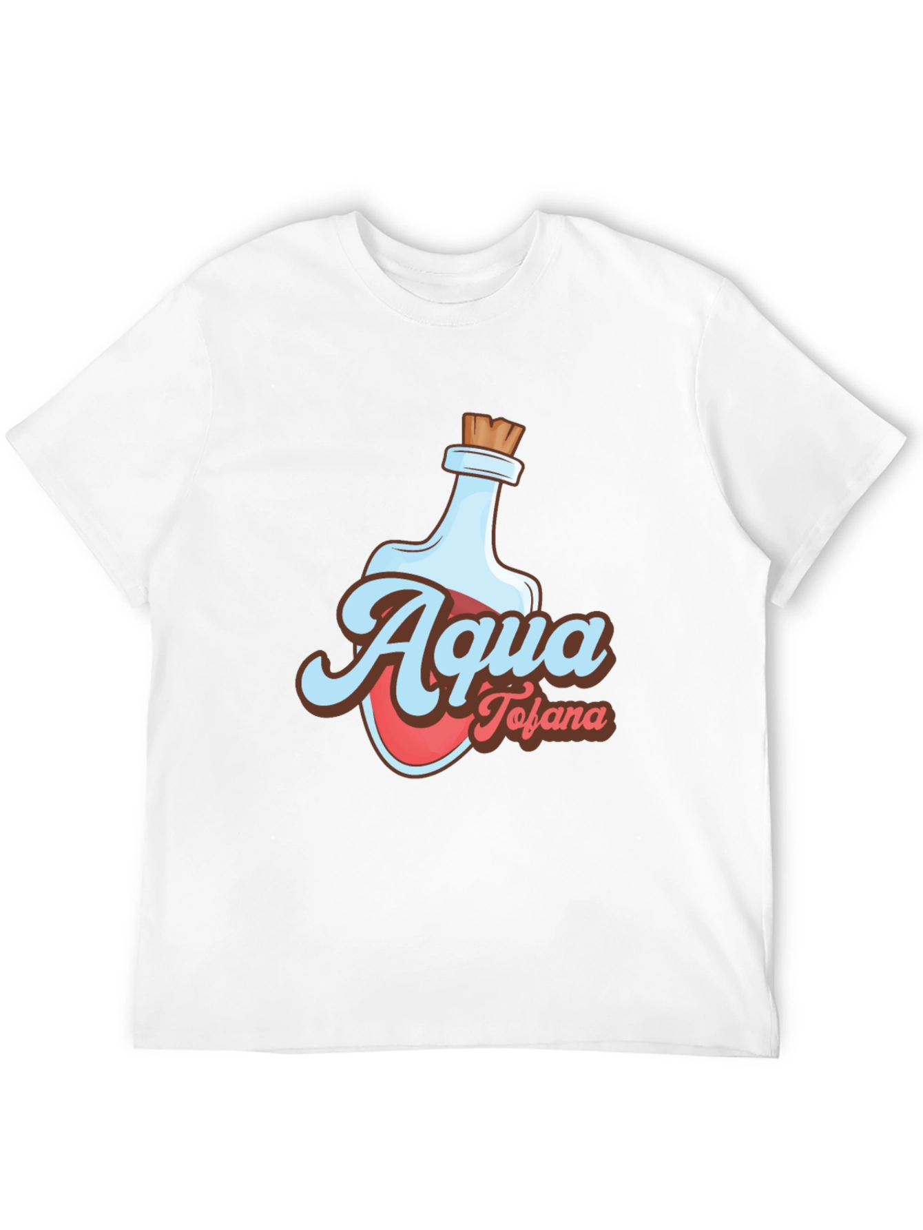 Black Aqua Tofana Graphic Tee - Stylish Poison Bottle Design view 12