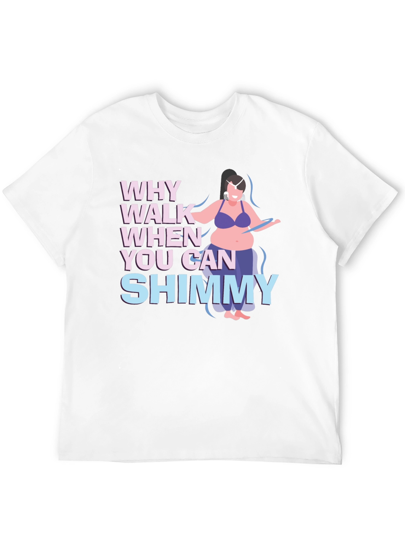 Black Shimmy Dance T-Shirt - Why Walk When You Can Shimmy view 12