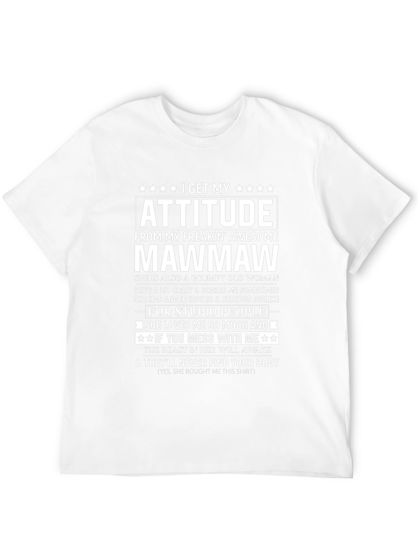 Attitude Mawmaw Graphic T-Shirt - 12