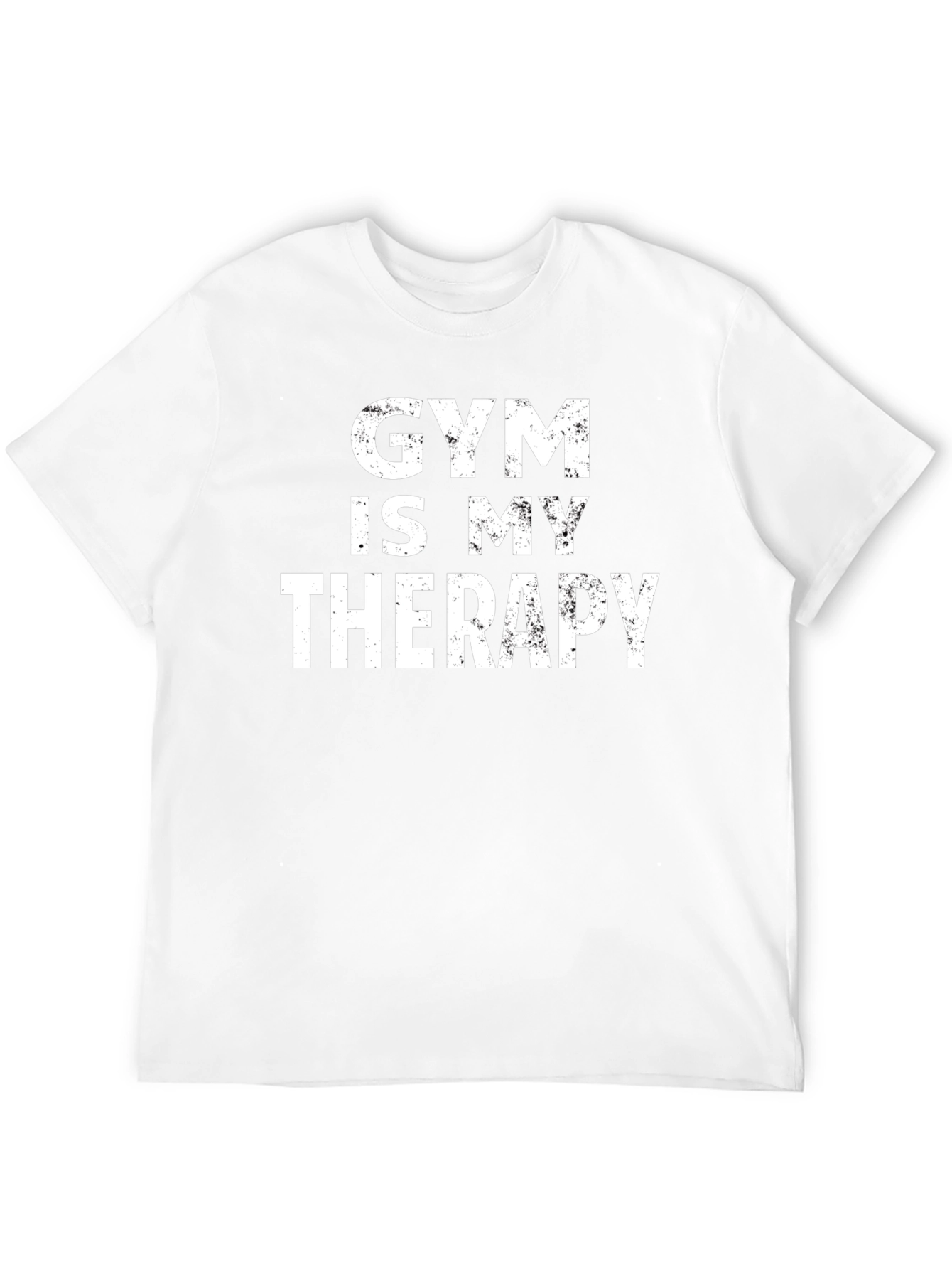 Black Gym is My Therapy Graphic Tee view 12