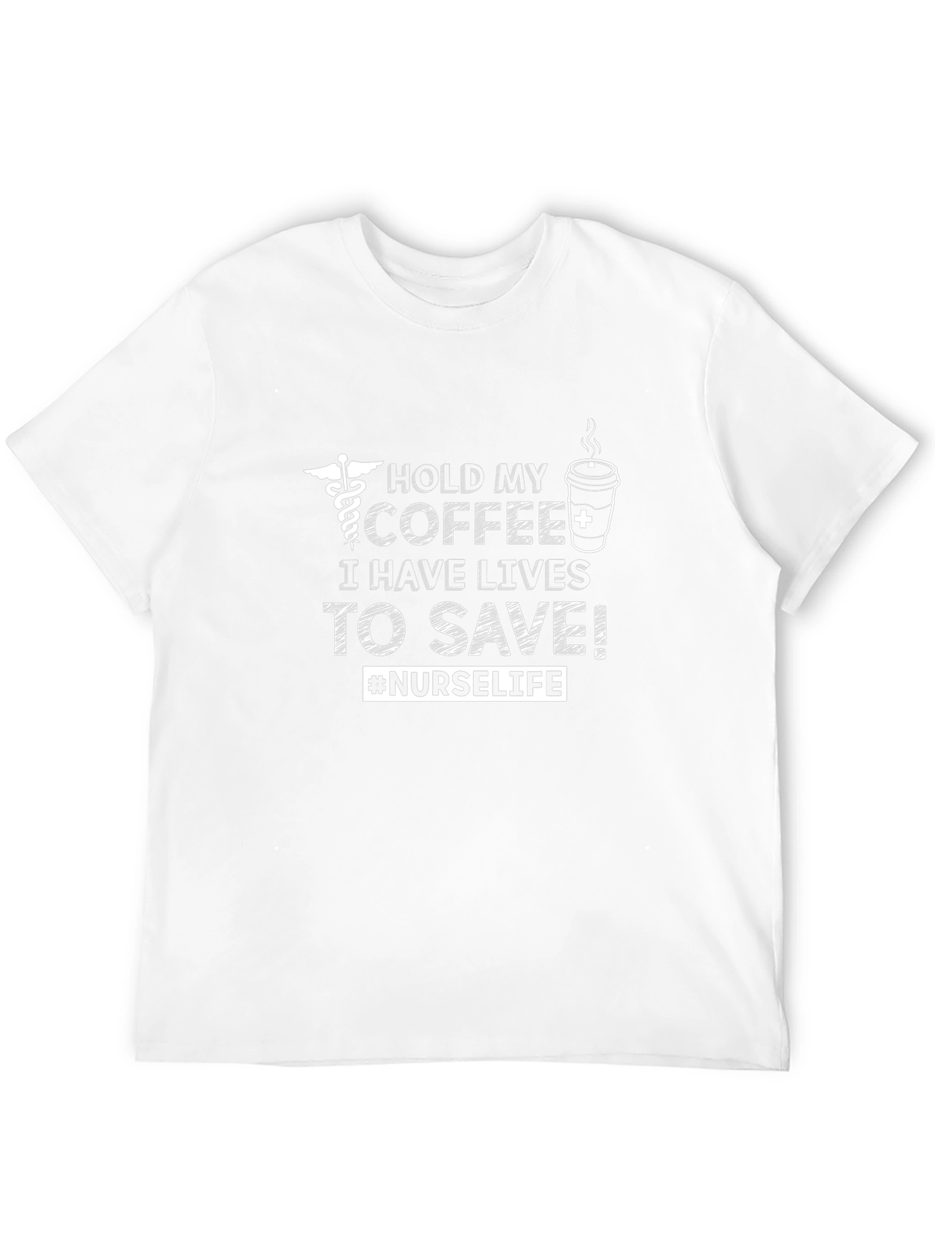 Black Nurse Life Coffee T-Shirt - Save Lives in Style! view 12