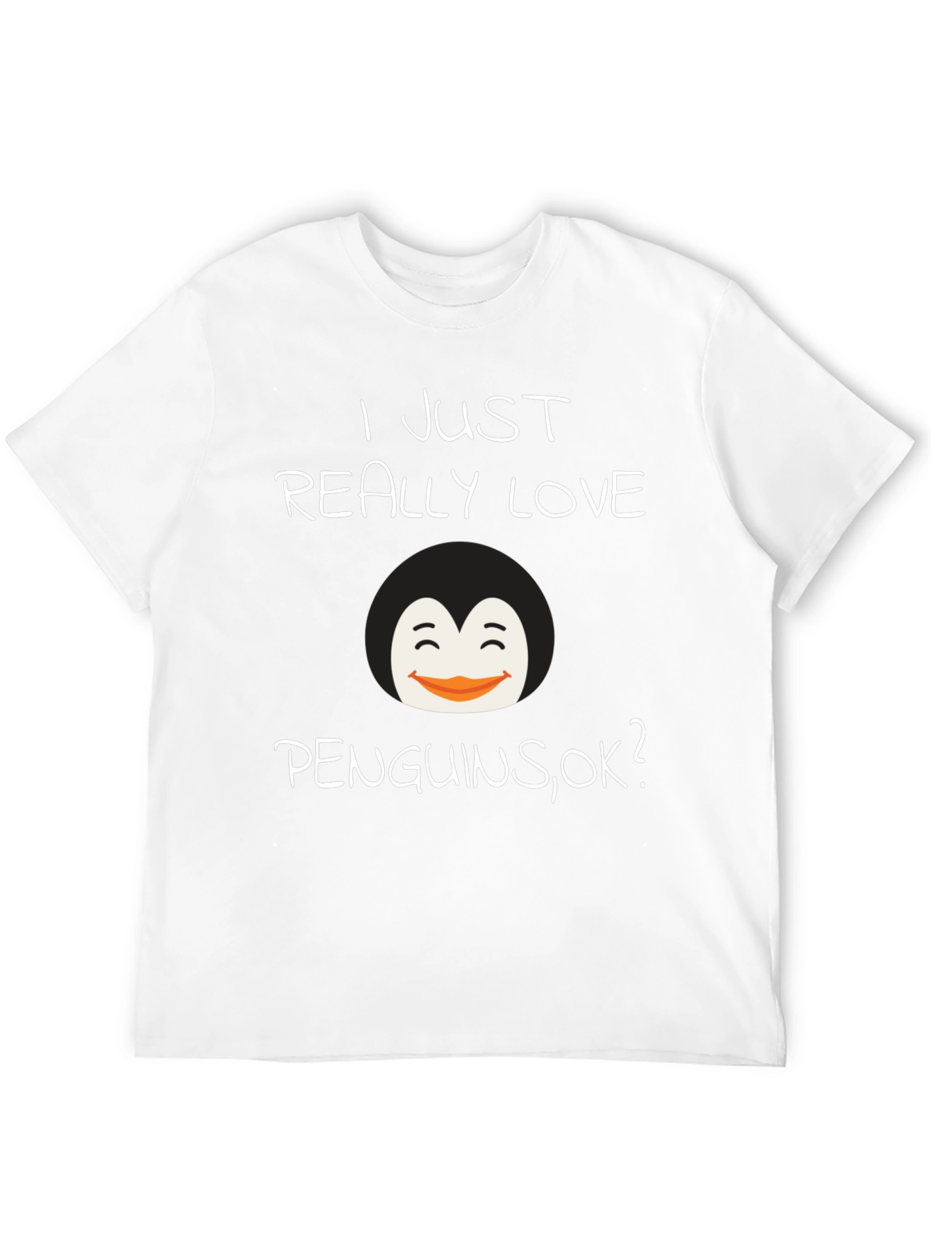 Black Penguin Lover T-Shirt - Cute Graphic Tee view 12