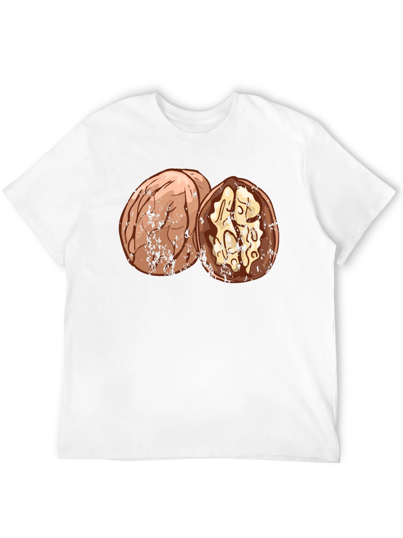 Black Nut Graphic Tee - Black Casual T-Shirt view 12