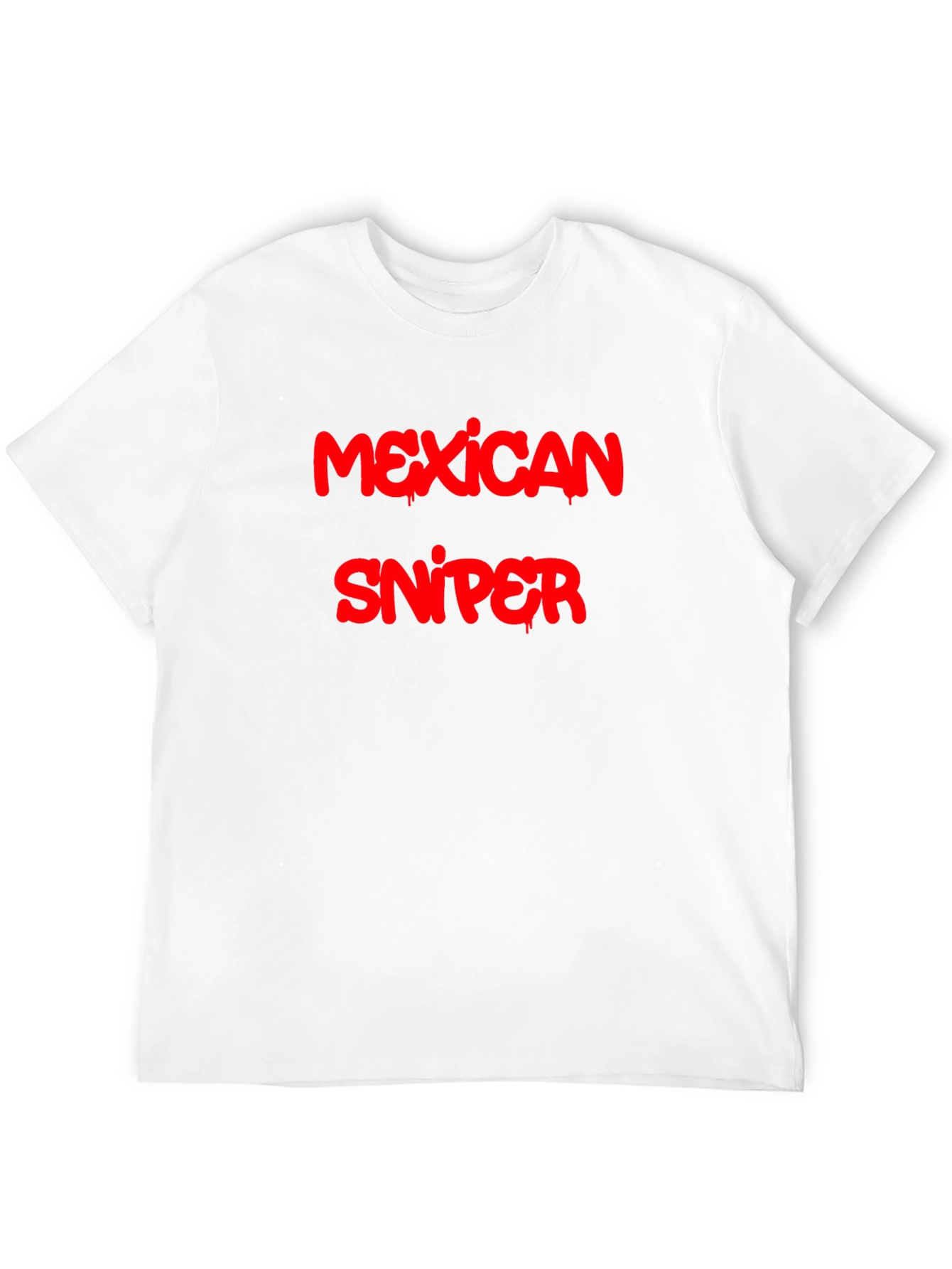 Black Mexican Sniper Graphic Tee - Black T-Shirt view 12