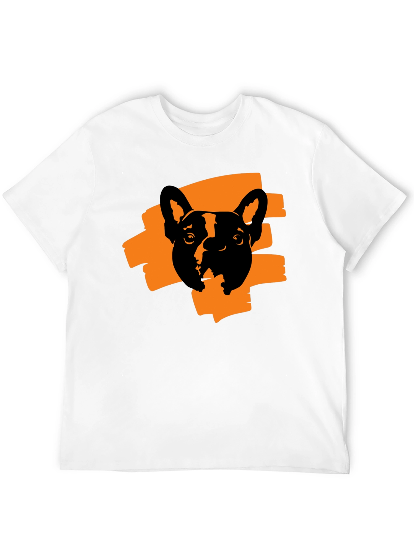 Black Cool Dog Graphic Print T-Shirt view 12