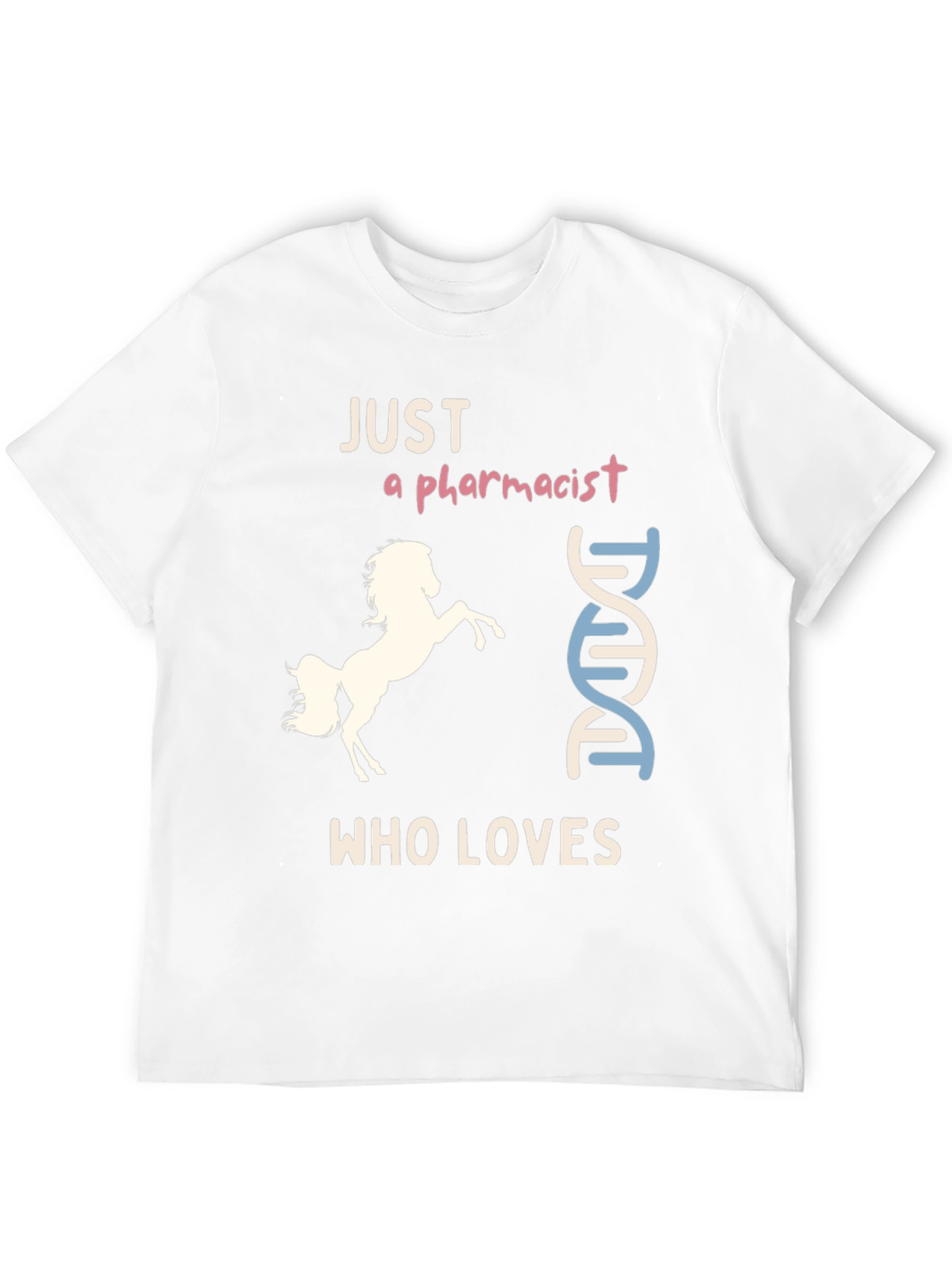 Black Pharmacist Horse Lover T-Shirt, Funny & Unique Design view 12