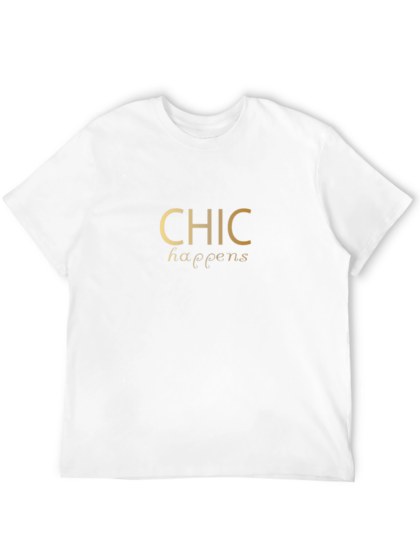 Black Chic Happens Black Graphic Tee view 12