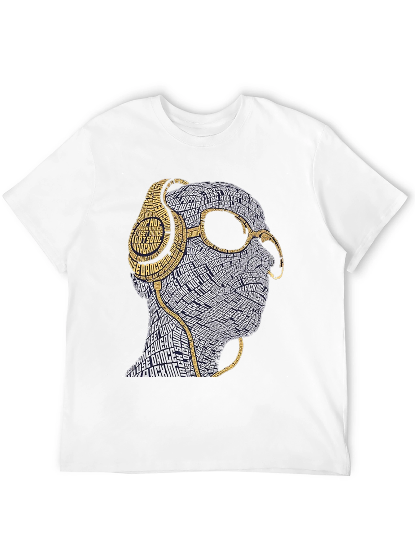 Black Urban DJ Graphic Tee - Black view 12