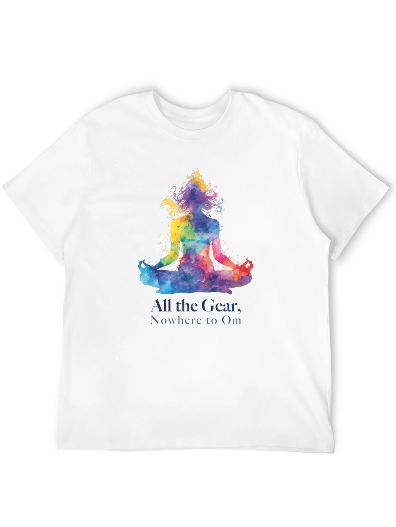 Black Zen Yoga T-Shirt - All the Gear, Nowhere to Om view 12