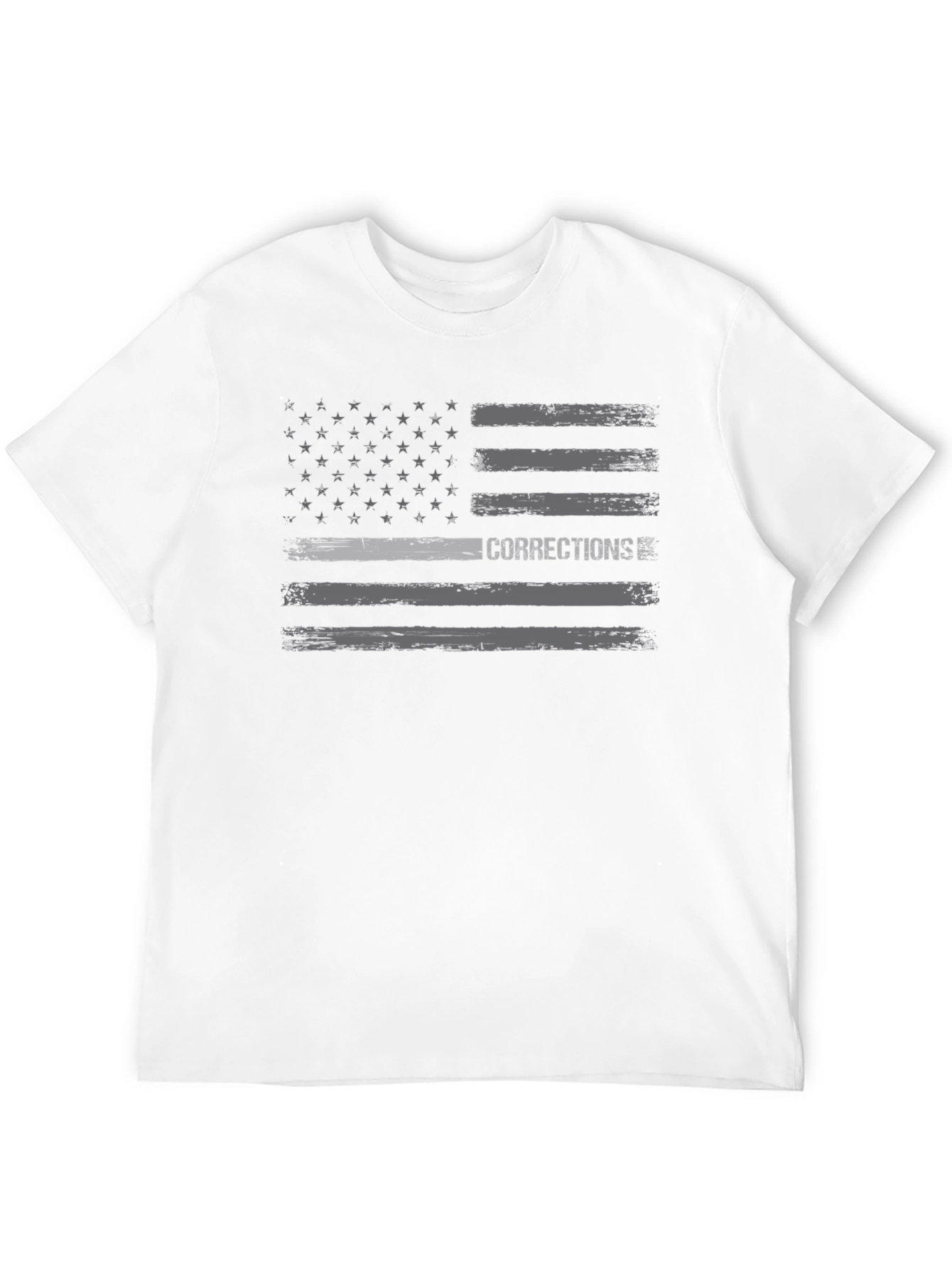 Corrections Flag T-Shirt - Support Law Enforcement - 12