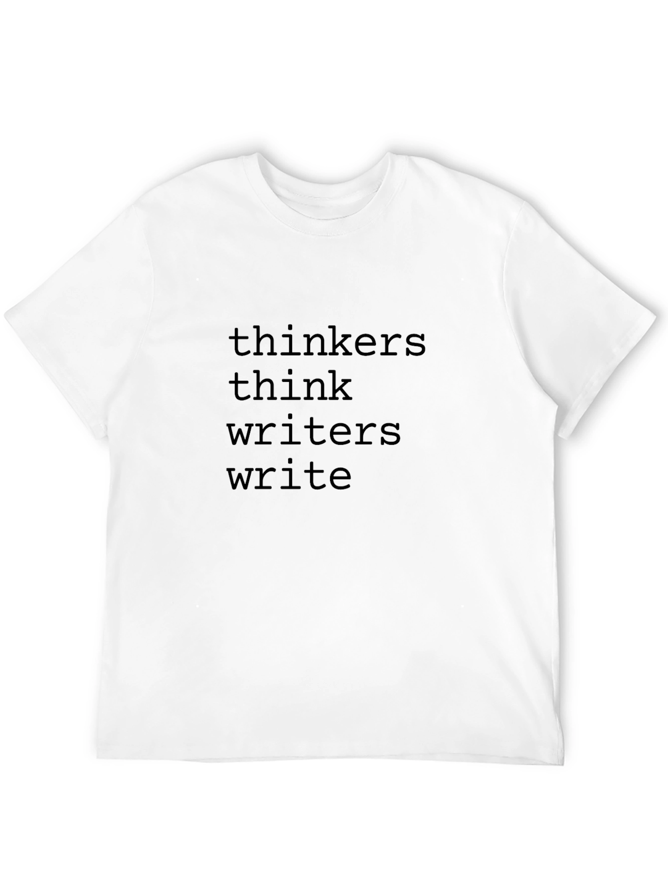 Black Thinkers Think, Writers Write Graphic Tee view 12