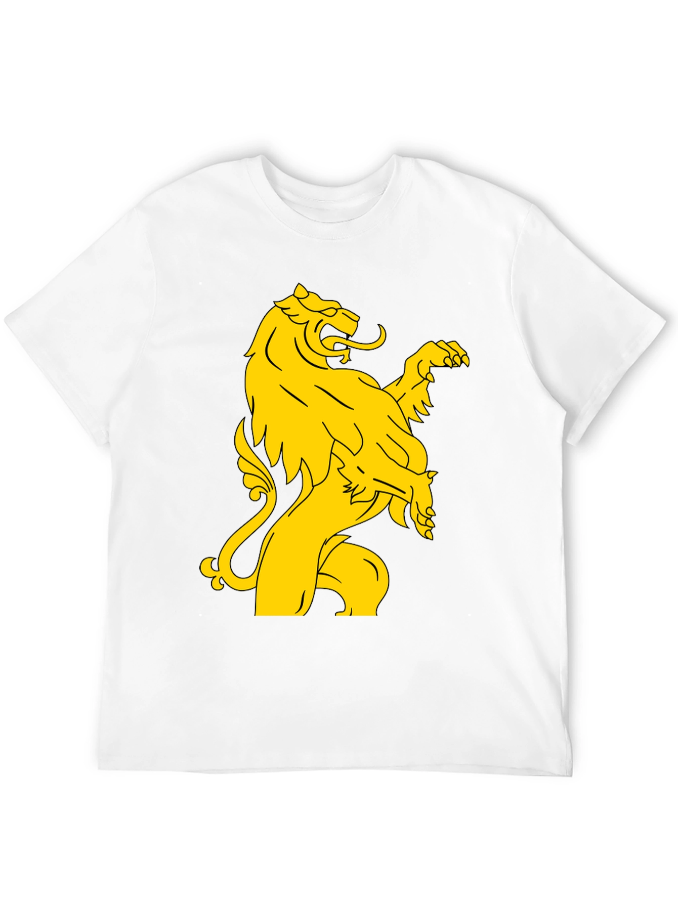 Black Lion Rampant Graphic T-Shirt - Black view 12