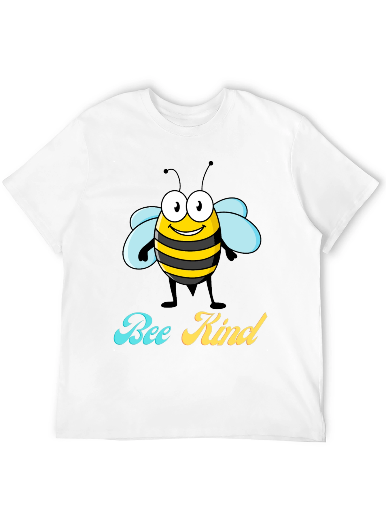 Black Bee Kind Graphic T-Shirt - Black Crew Neck Tee view 12