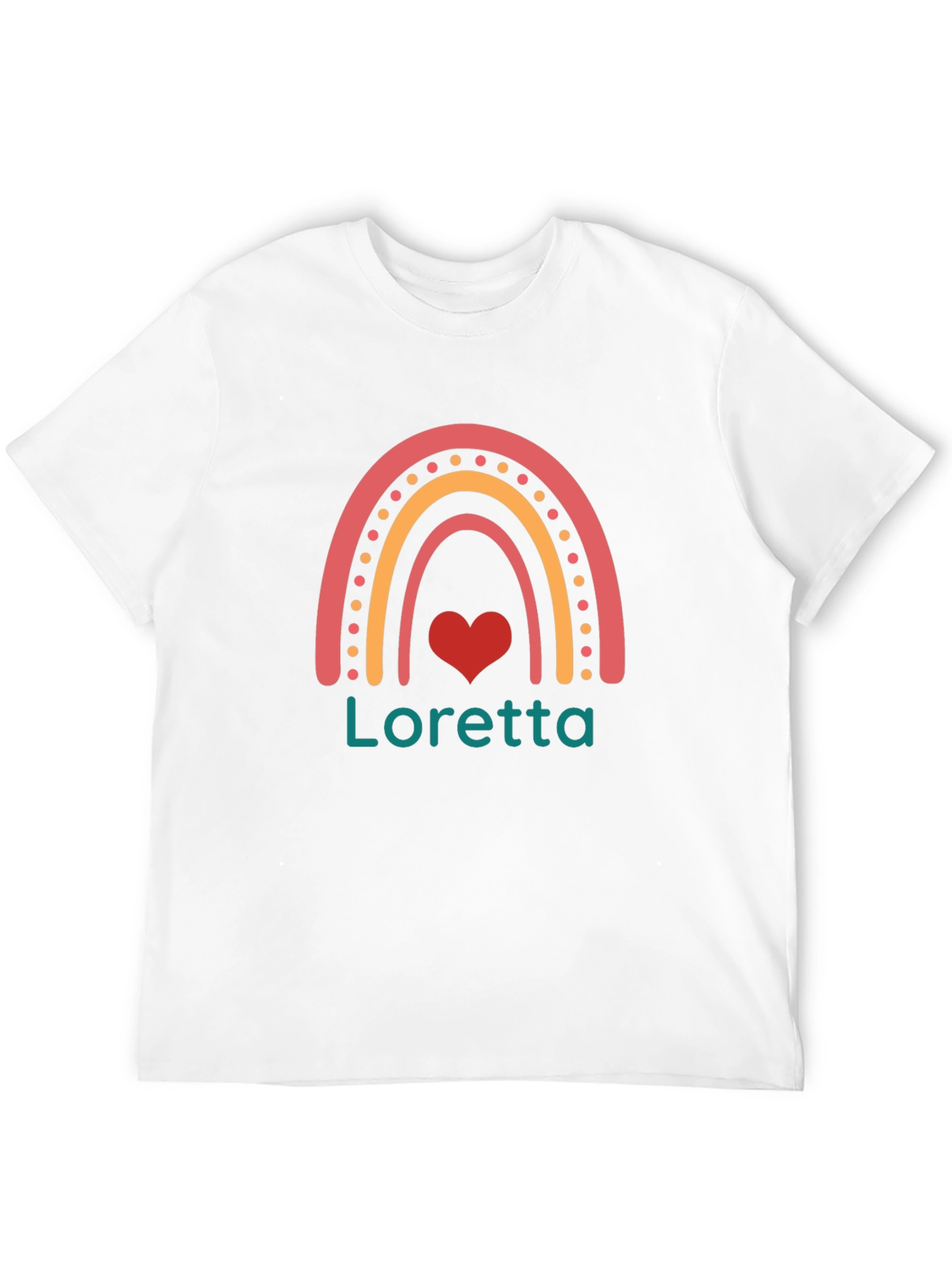 Black Loretta Rainbow Heart Tee - Black view 12
