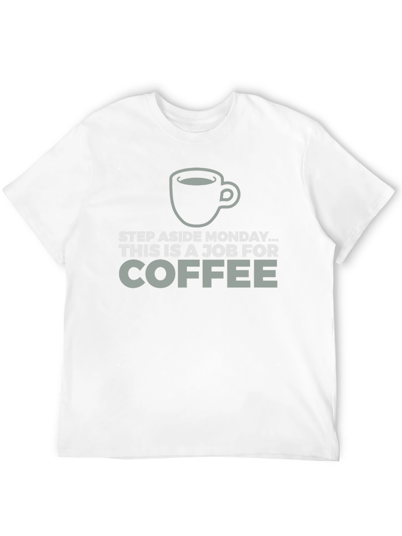 Black Coffee Job T-Shirt Funny Monday Relief Tee view 12