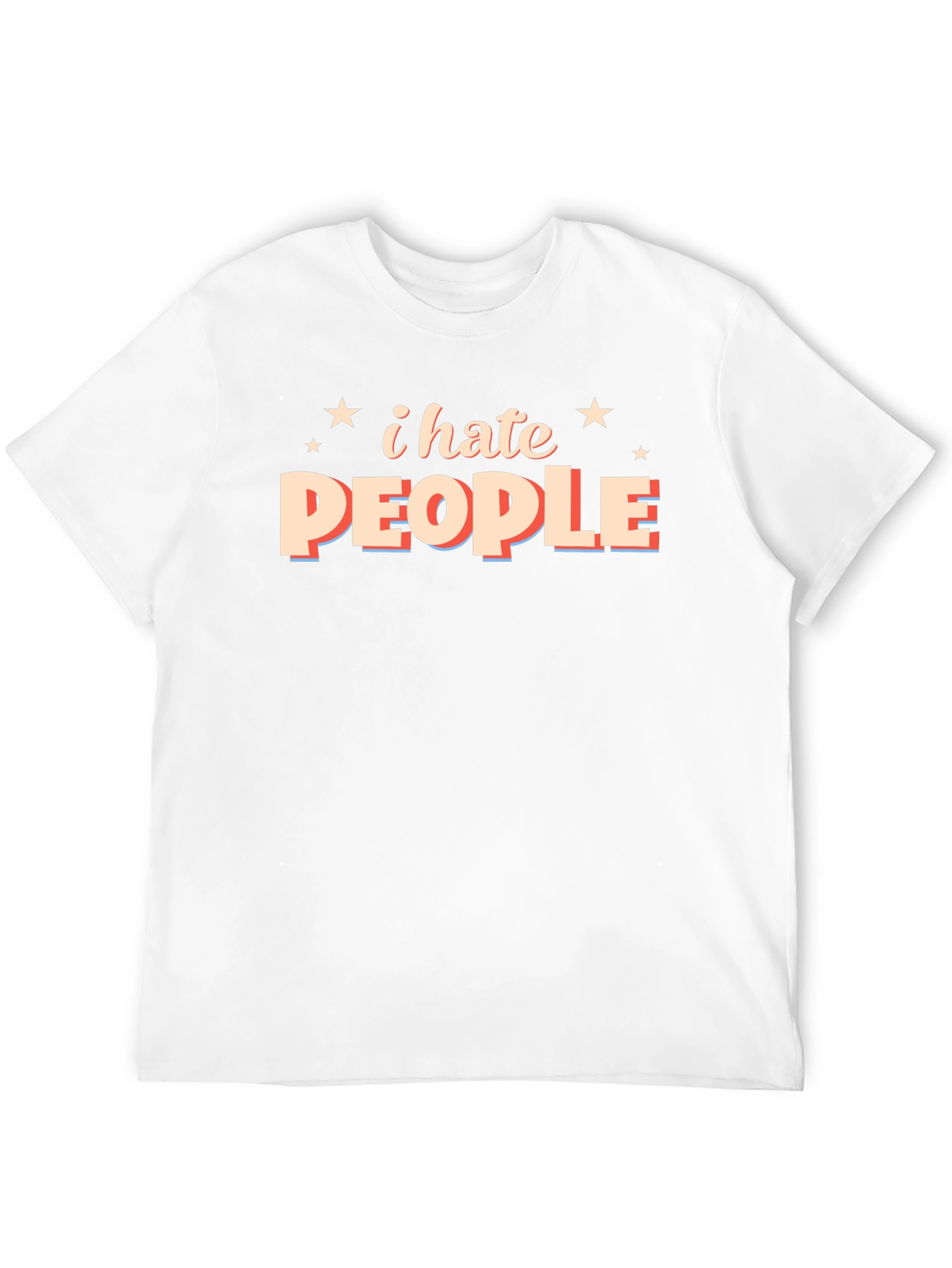 Black I Hate People Graphic T-Shirt view 12