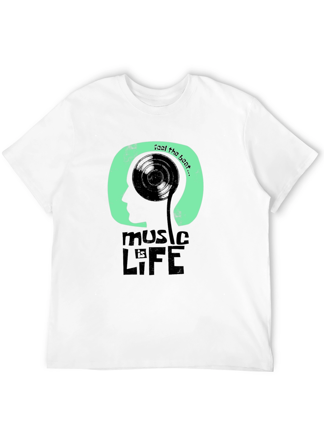 Black Music is Life Graphic T-Shirt view 12