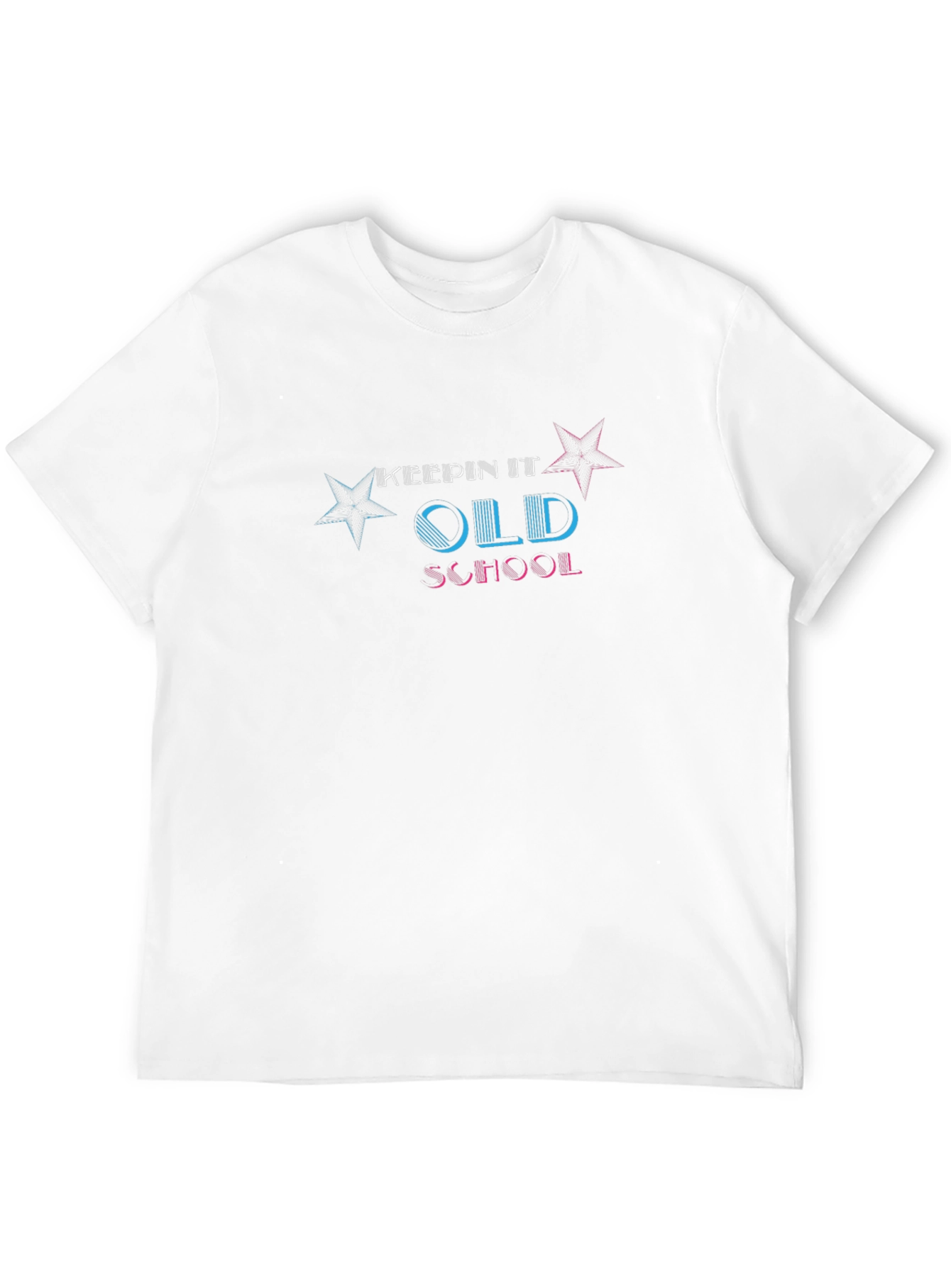 Black Keepin' it Old School Graphic Tee - Retro Style view 12